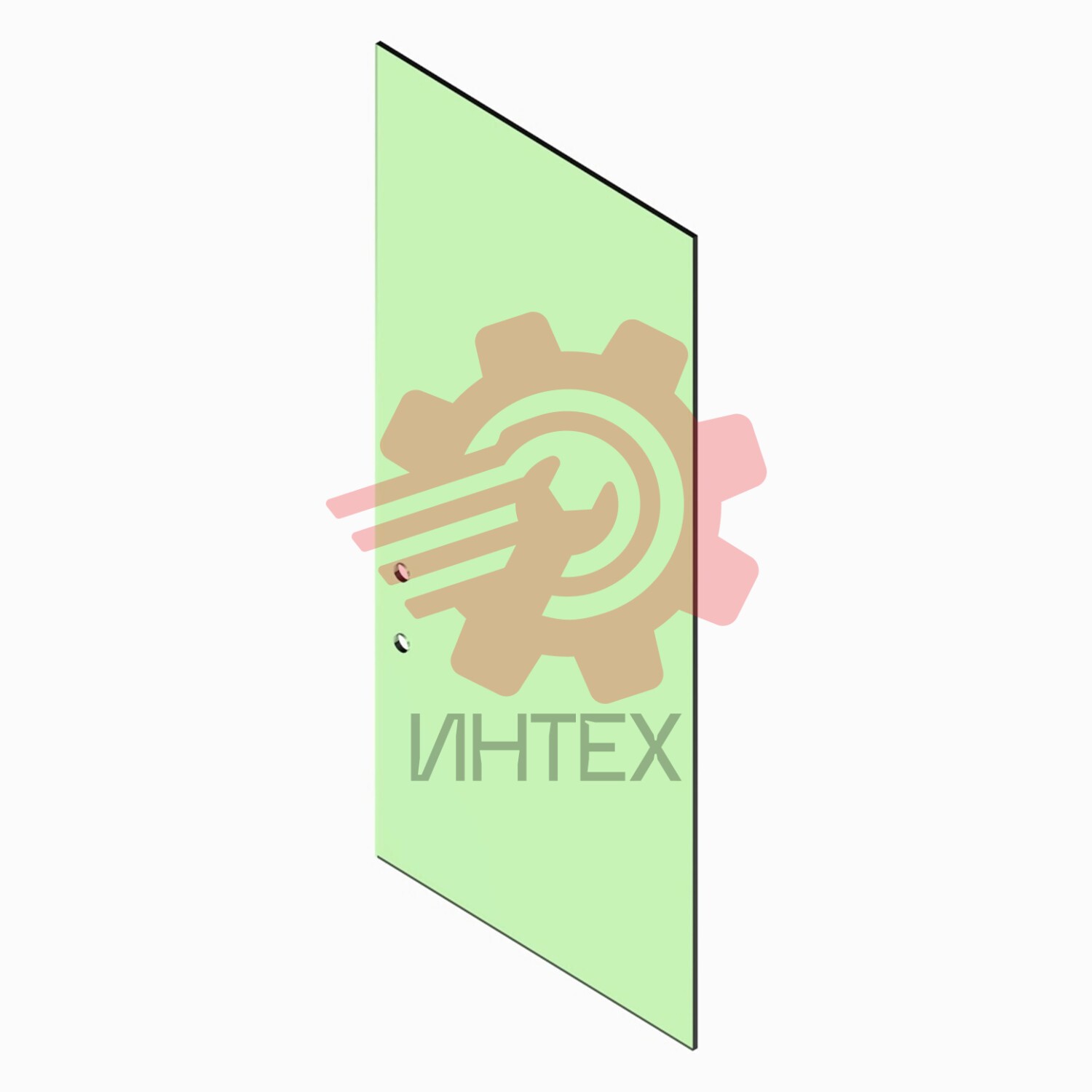 5mm Thick Light Green Tinted Glass 606-2818 / 6062818