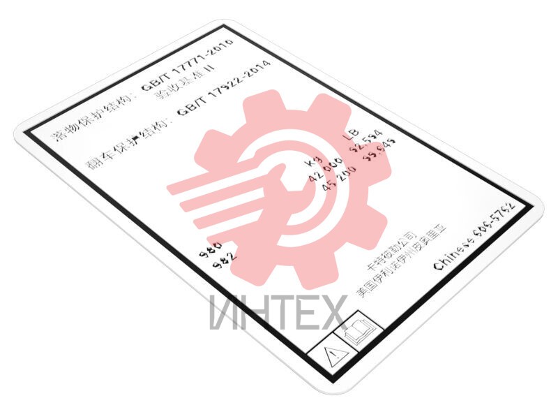 Protective Structure Identification Film 606-5762 / 6065762