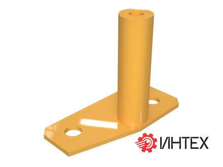 3mm Thick Half Slot Clip Mounting Plate: 609-5651 /  6095651