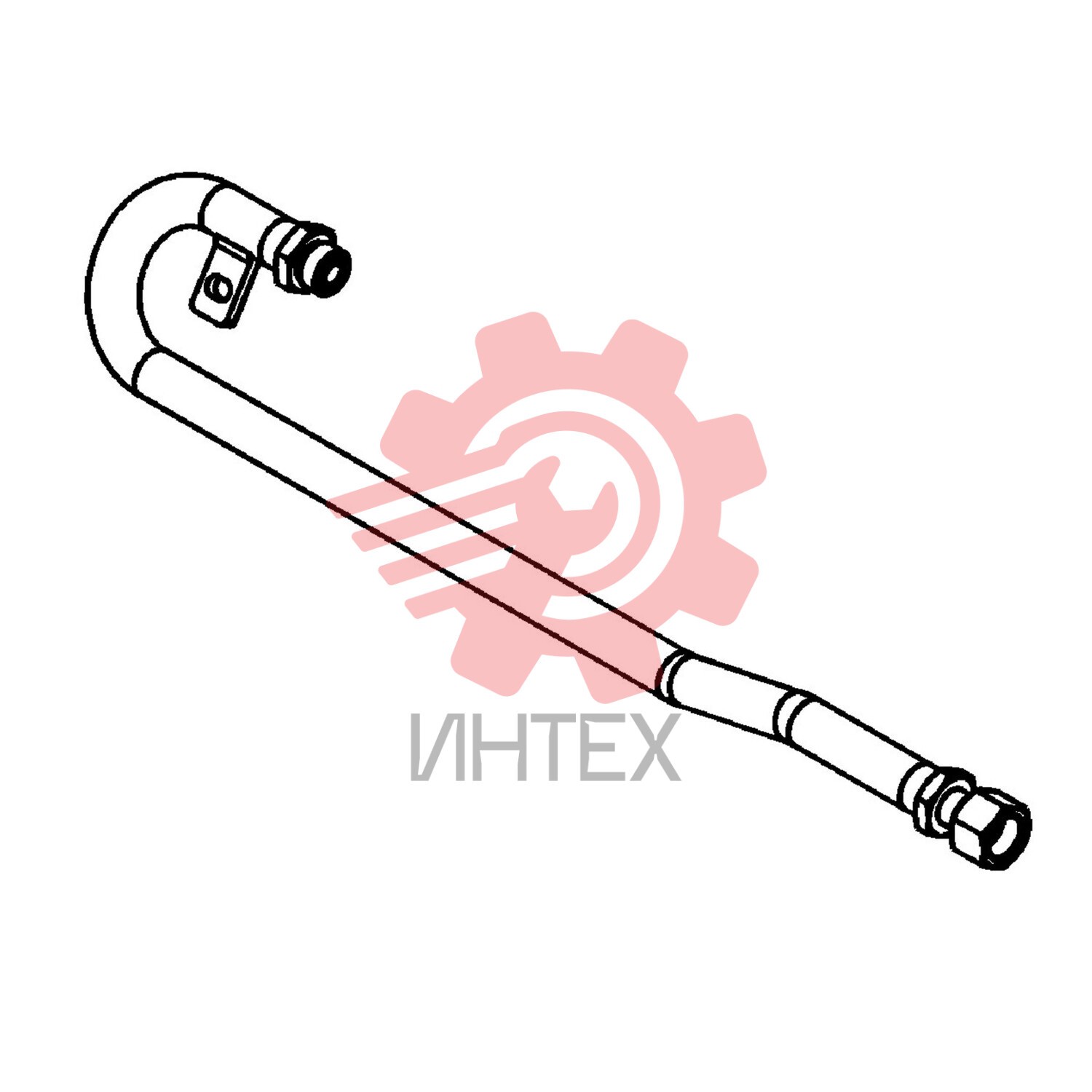 555.85mm Length Bucket Cylinder Pipe 620-2551