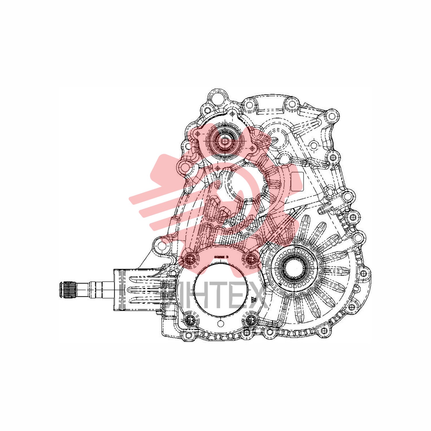 Direct Drive Rear Transmission 624-2872