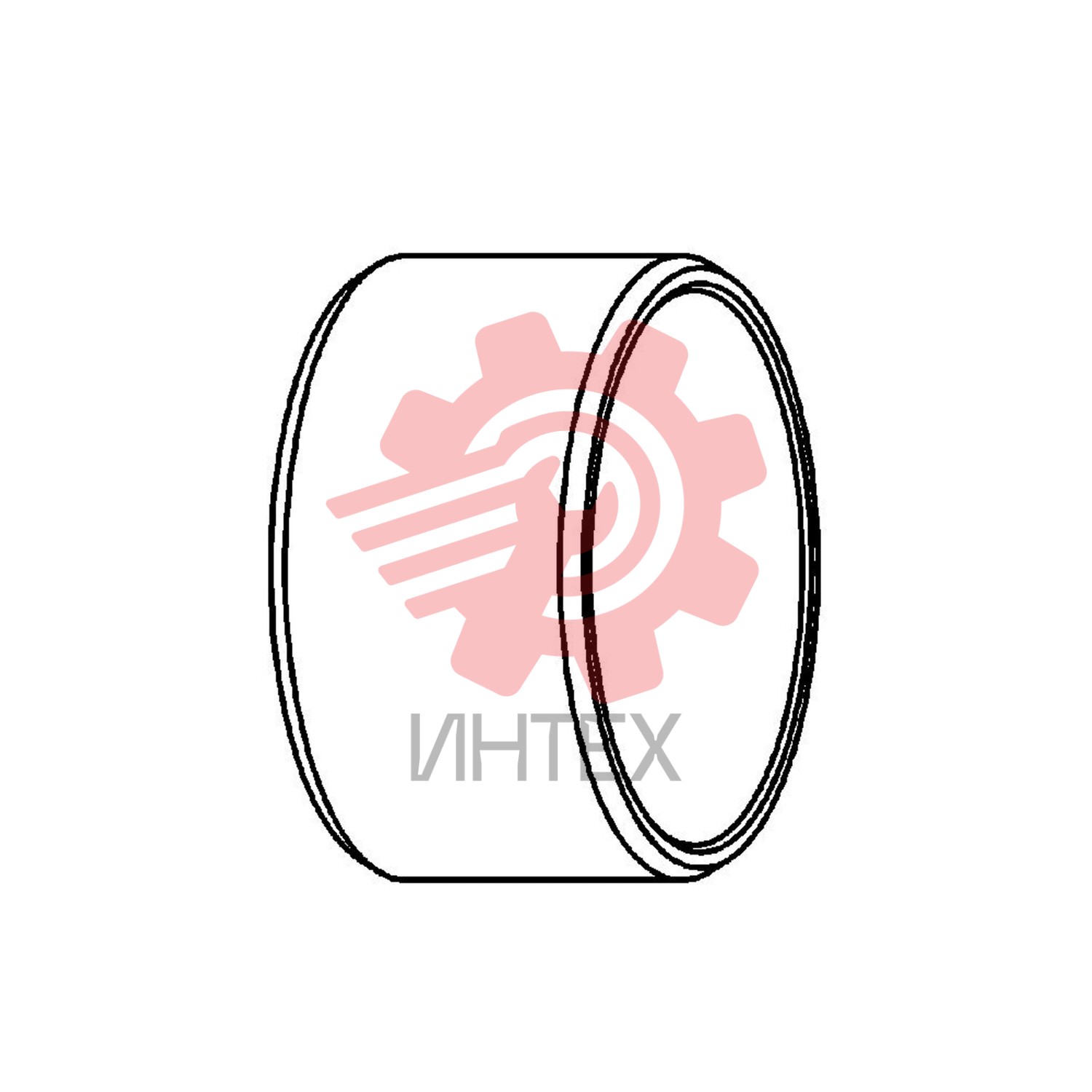 80mm Inner Diameter Straight Sleeve Bearing 624-3933 / 6243933