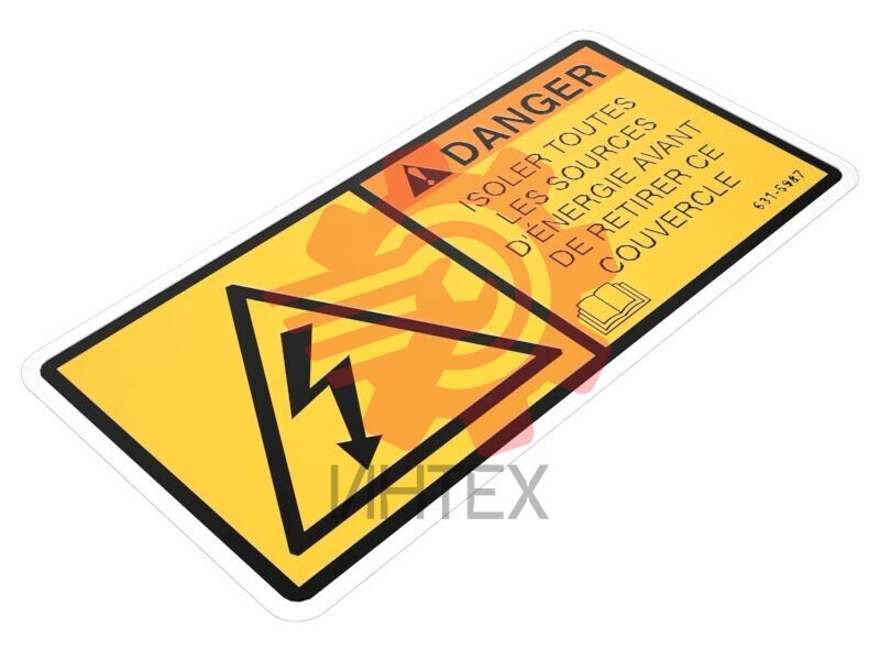 Electrocution Danger Film 631-5987 / 6315987