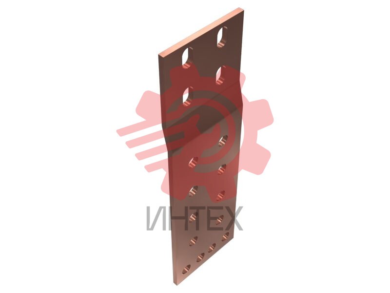 6.35mm Thick Circuit Breaker Copper Bus Bar 633-9902 / 6339902