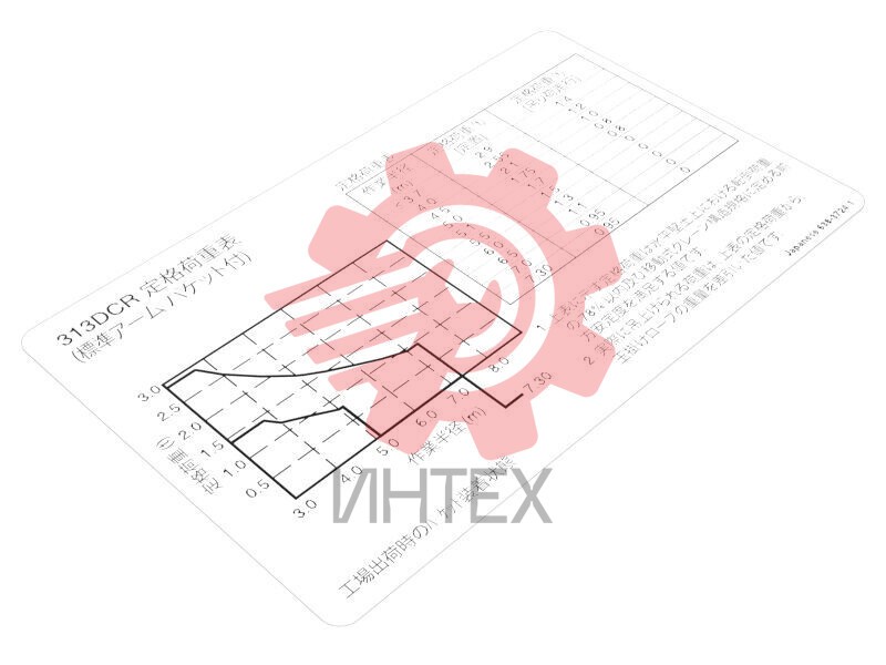 313DCR Japanese Lift Capacity Information Film 638-3724 / 6383724