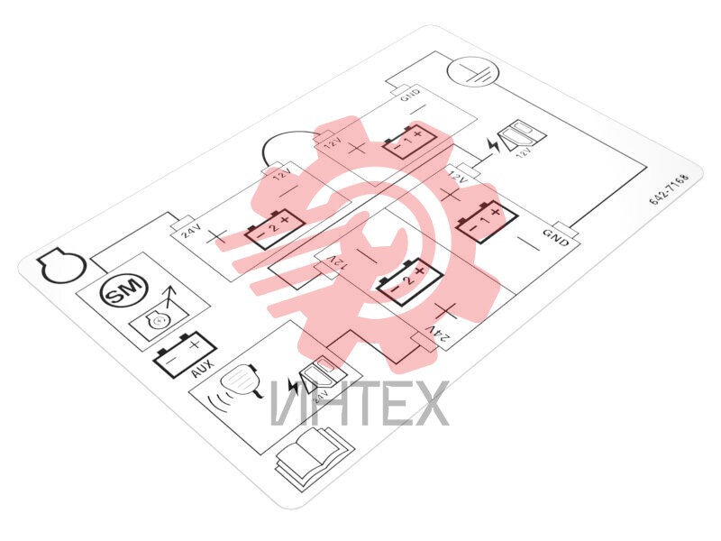 Battery Connection Identification Film 642-7168 / 6427168
