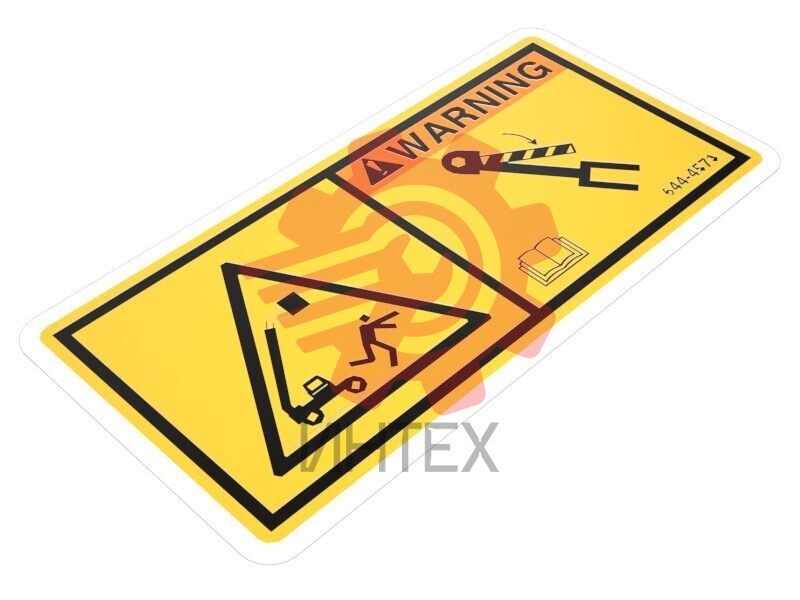 Crush Hazard Warning Film 644-4573 / 6444573