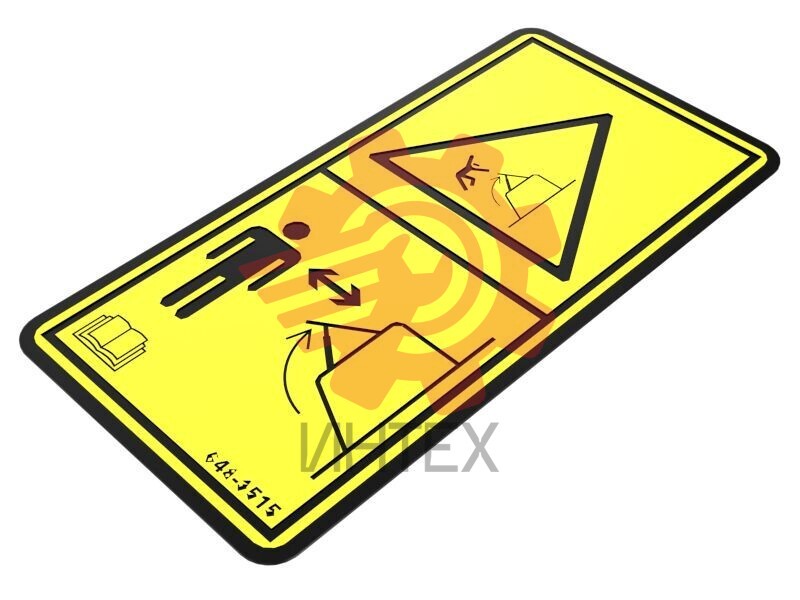 Falling Hazard Warning Film 648-3515 / 6483515