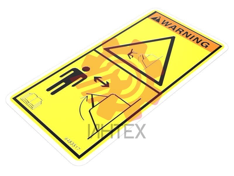 Falling Hazard Warning Film 648-3517 / 6483517