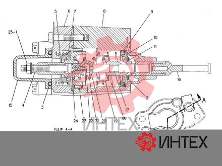 Регулятор топливного коэффициента 7W-2831