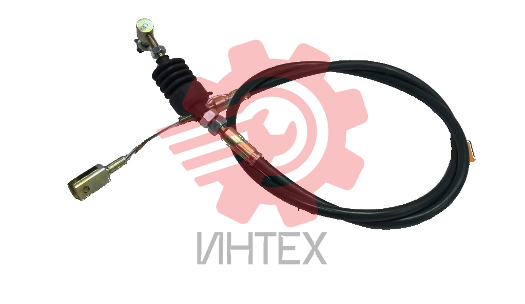 Трос педали газа 6110669M93, Т112466 экскаватора погрузчика TEREX  (2 шарнирных соединения)