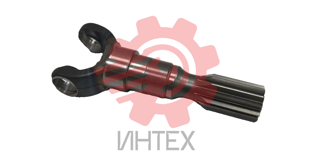 Полуось 84316955 (короткая) переднего моста экскаваторов погрузчиков CASE 570, Fiat-Hitachi, , NEW HOLLAND B95CTC, B110B, B100BLR, B100BTC, B90B, B110BTC, B95B, B95BLR, B95BTC, B110C, B95C, B95CLR