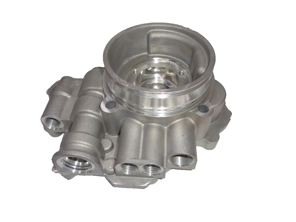 Корпус насоса КПП ZGAQ-01048 экскаватора Hyundai R140W, R170W, R180W, R210W