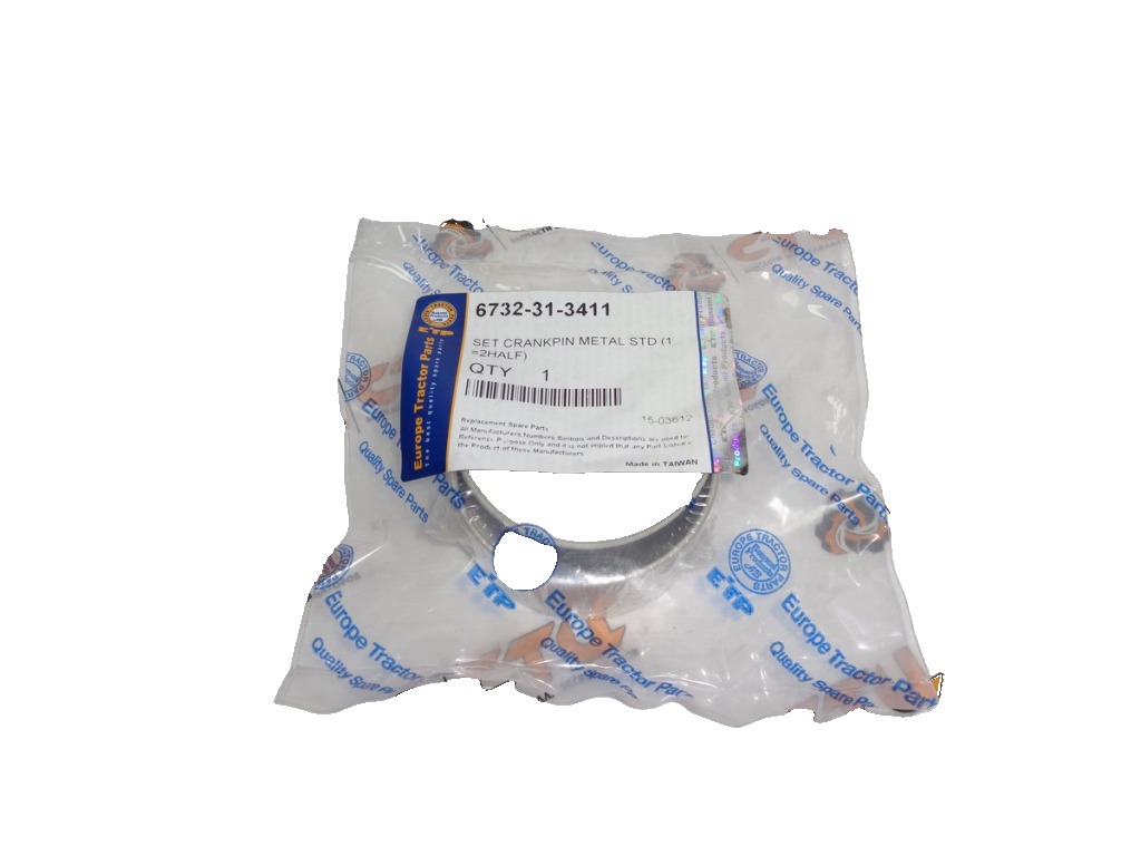 Вкладыши шатунные экскаватора Komatsu 6732-31-3411 к-кт на одну шейку