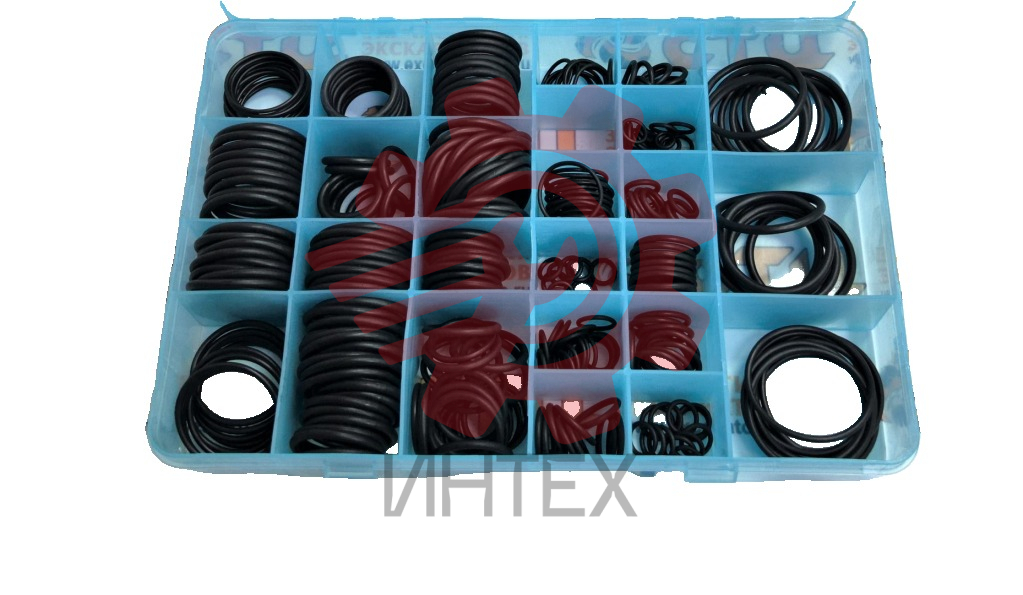 Набор резиновых колец VOLVO, DOOSAN, HYUNDAI (90shore) 376шт