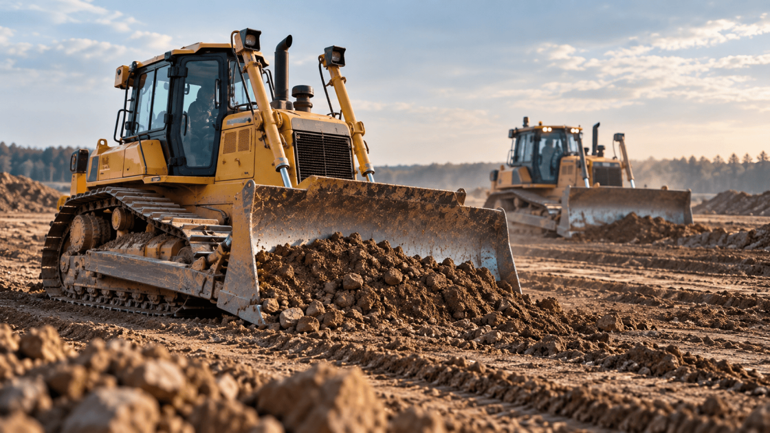 Аренда бульдозера Caterpillar или Volvo: что востребовано в 2026