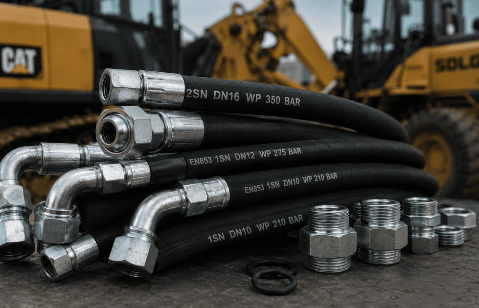 Как подобрать РВД по диаметру и давлению для Caterpillar и SDLG