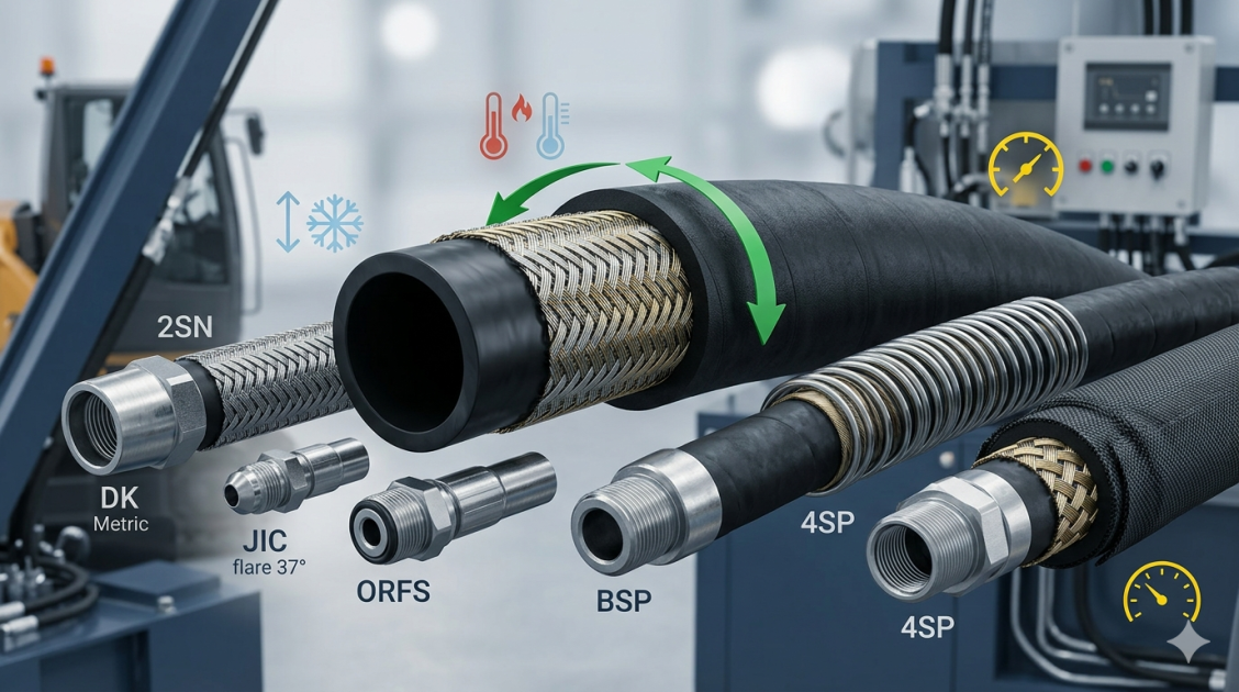 Как правильно подобрать рукав высокого давления (РВД): полное руководство от практика