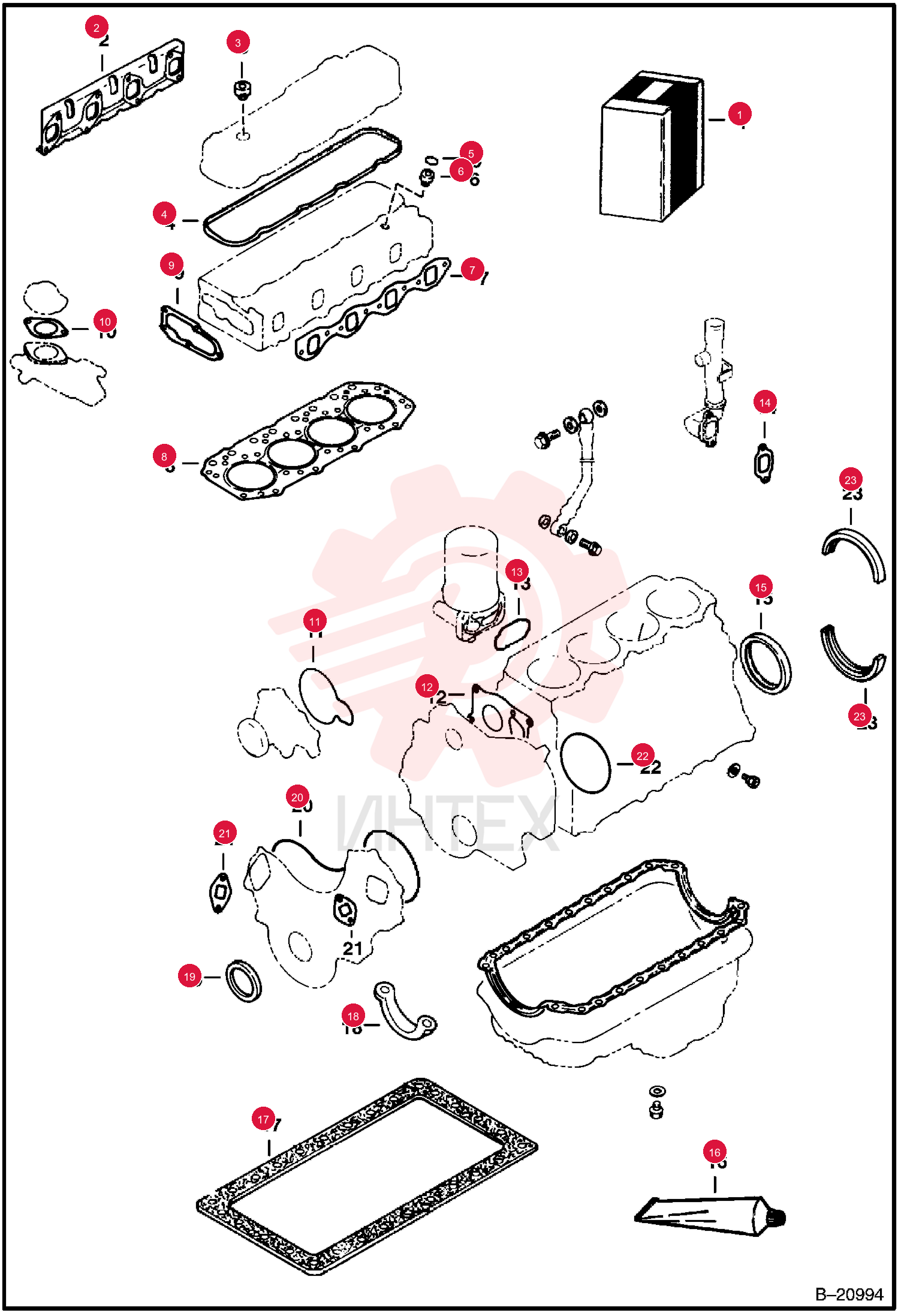 KIT, GASKET 6647664