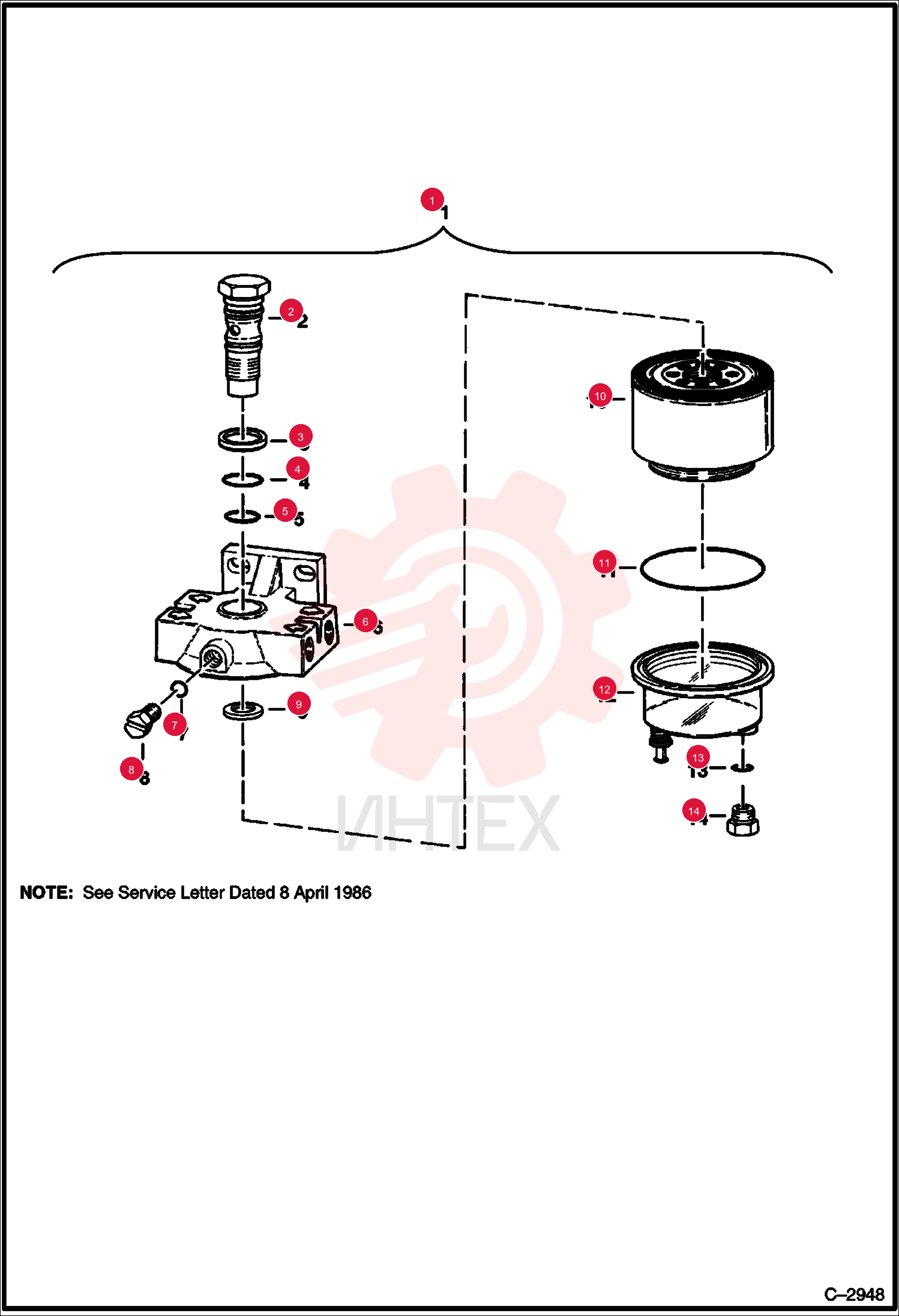O RING 10 25K20022