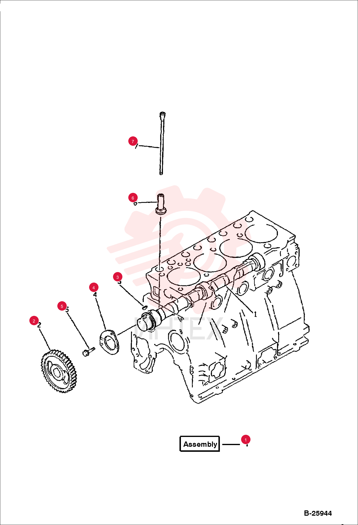 CAMSHAFT 6640116