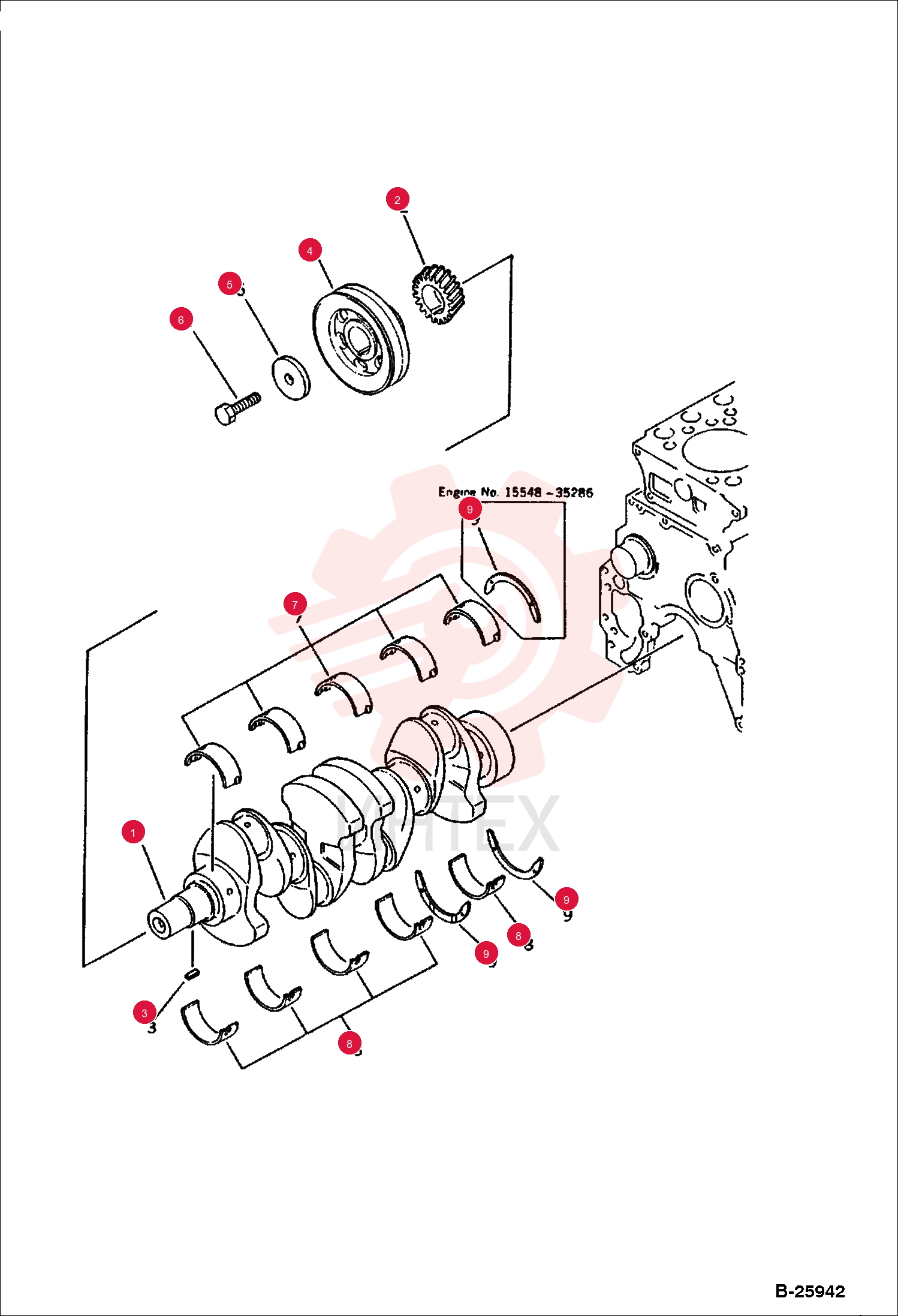 CRANKSHAFT 6640090