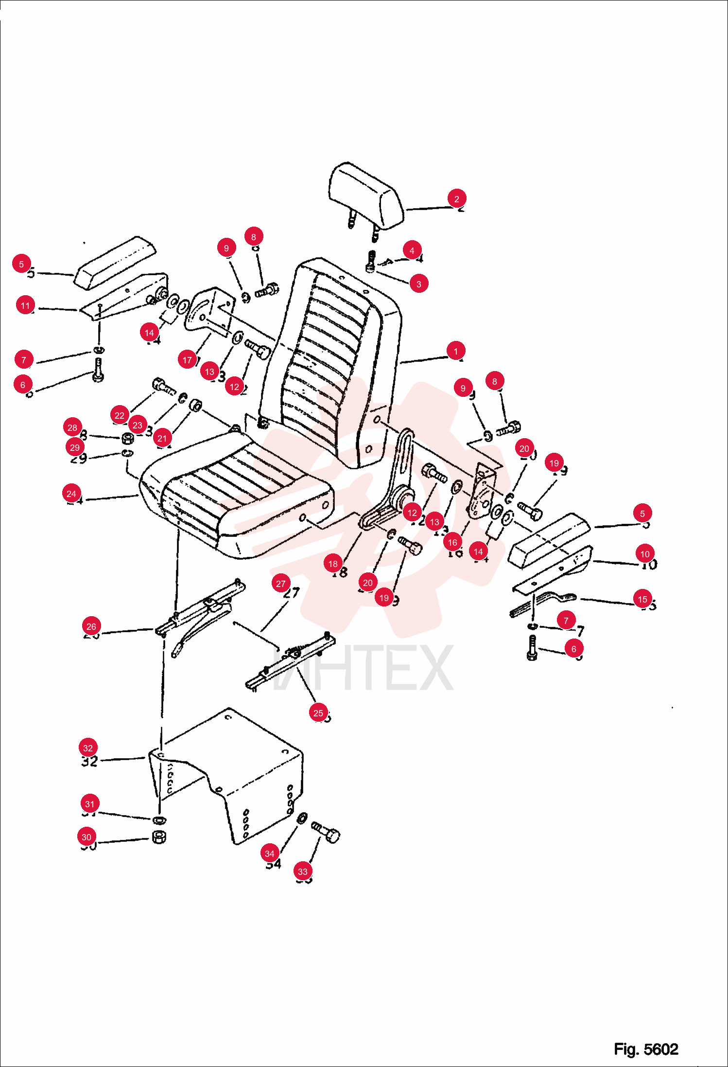SEAT ASSEMBLY 6643102