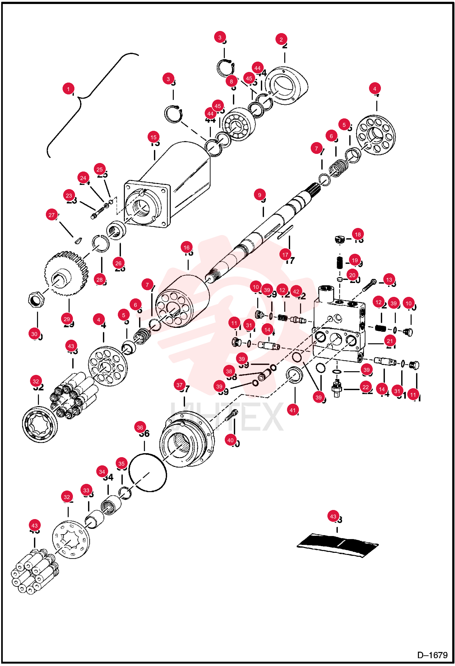 MOTOR, REMAN HYD 6631952REM