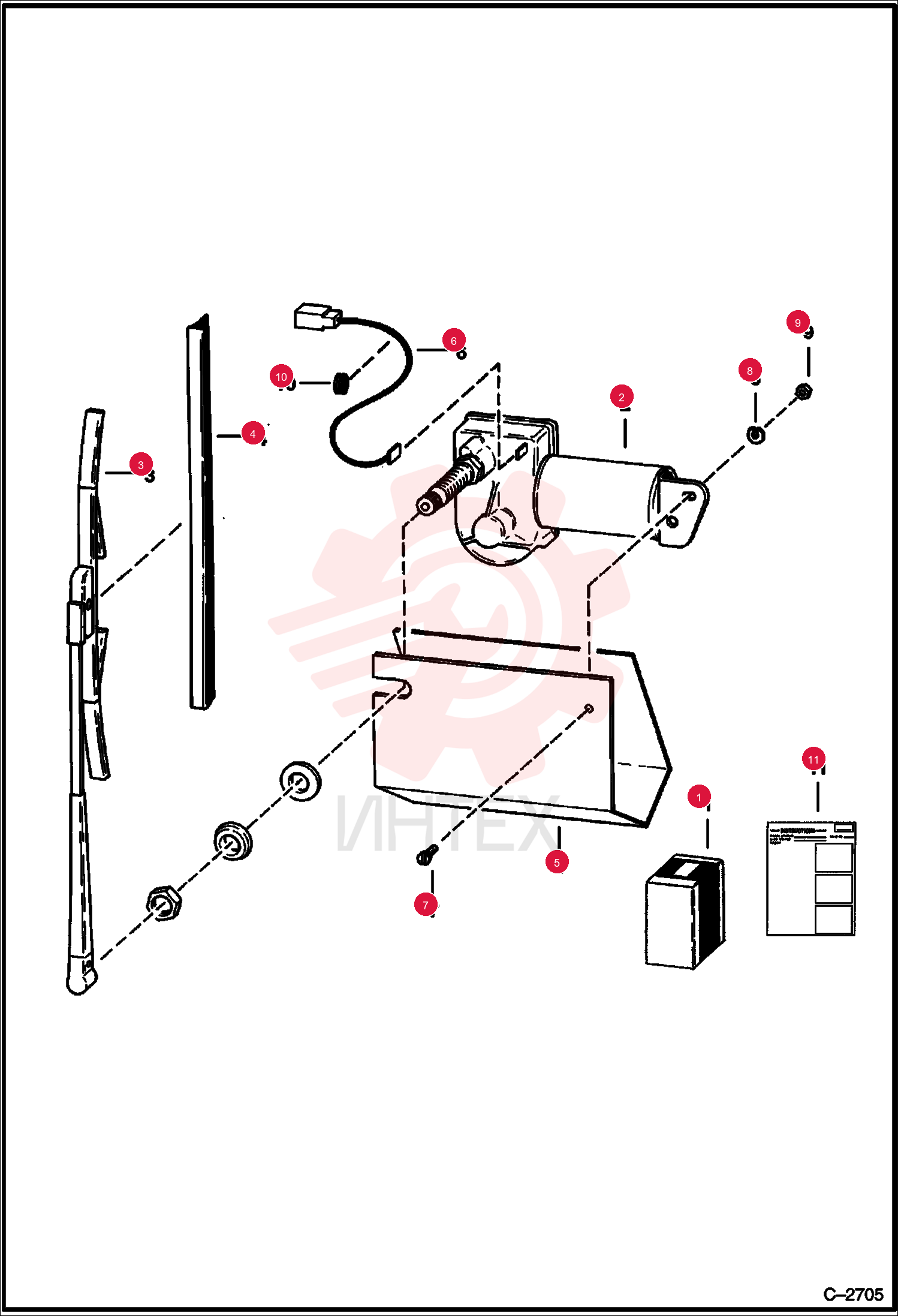 KIT, WIPER 6584311 (3)