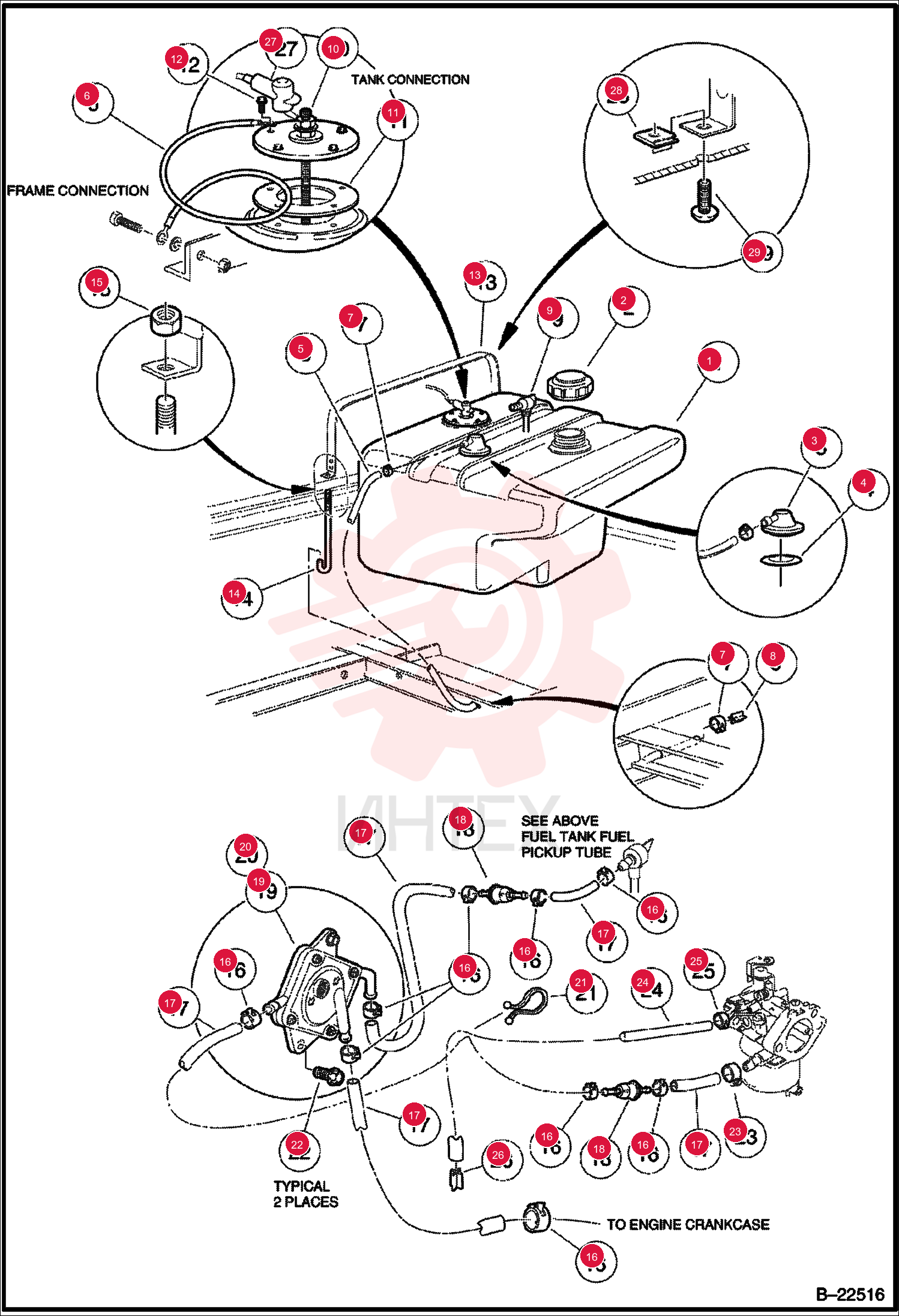 KIT FUEL TANK 102333601CC