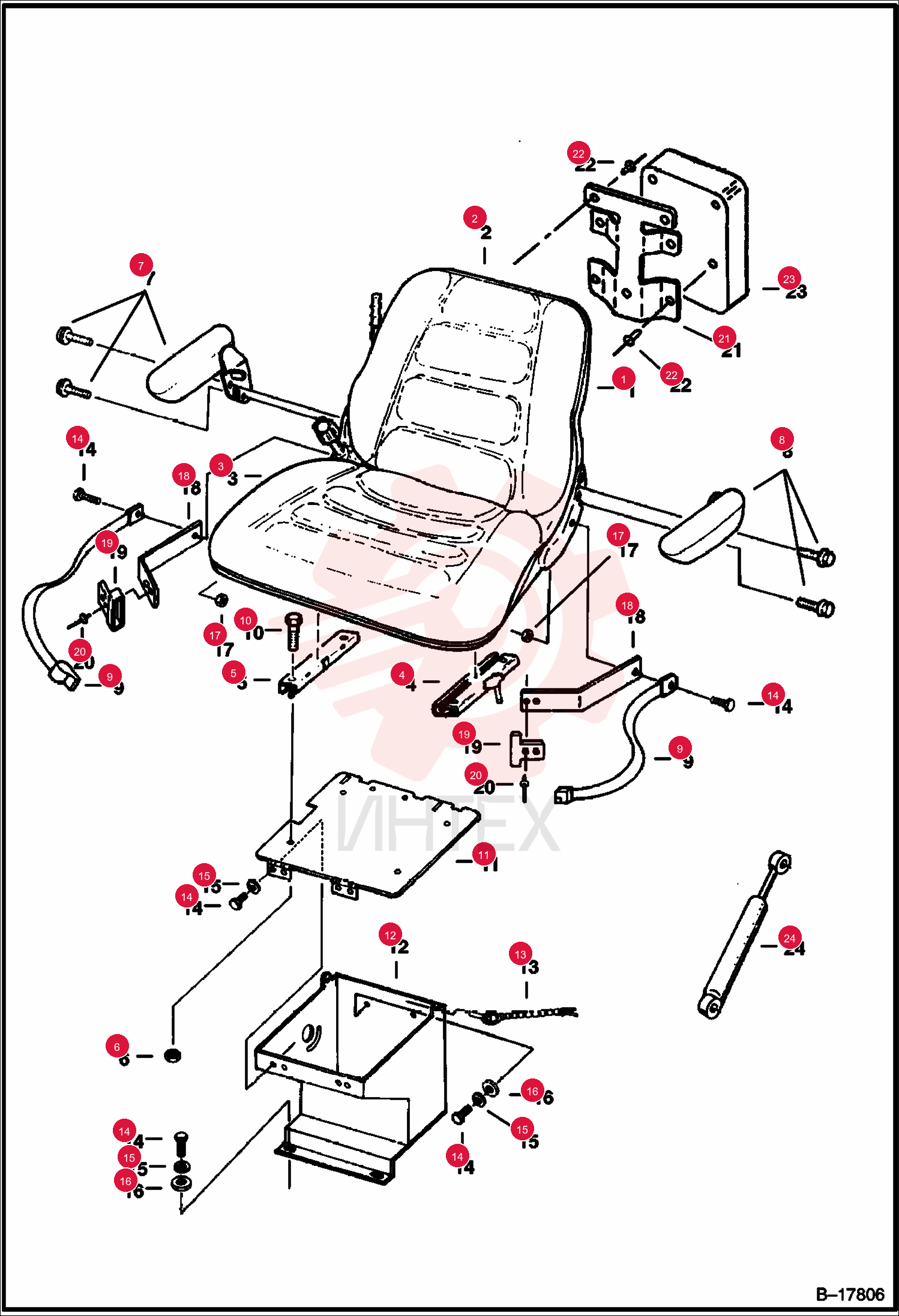 SEAT, OPERATOR SUSPENSION