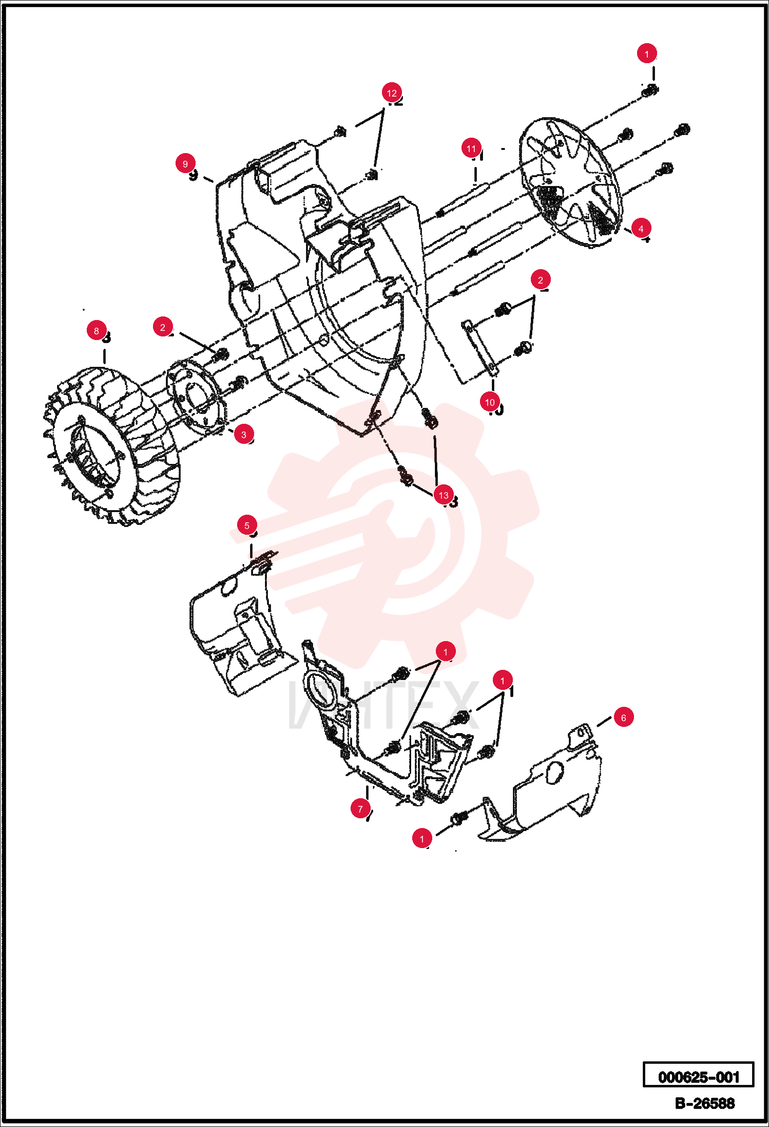 BOLT, FLANGED 29CM612 (1)