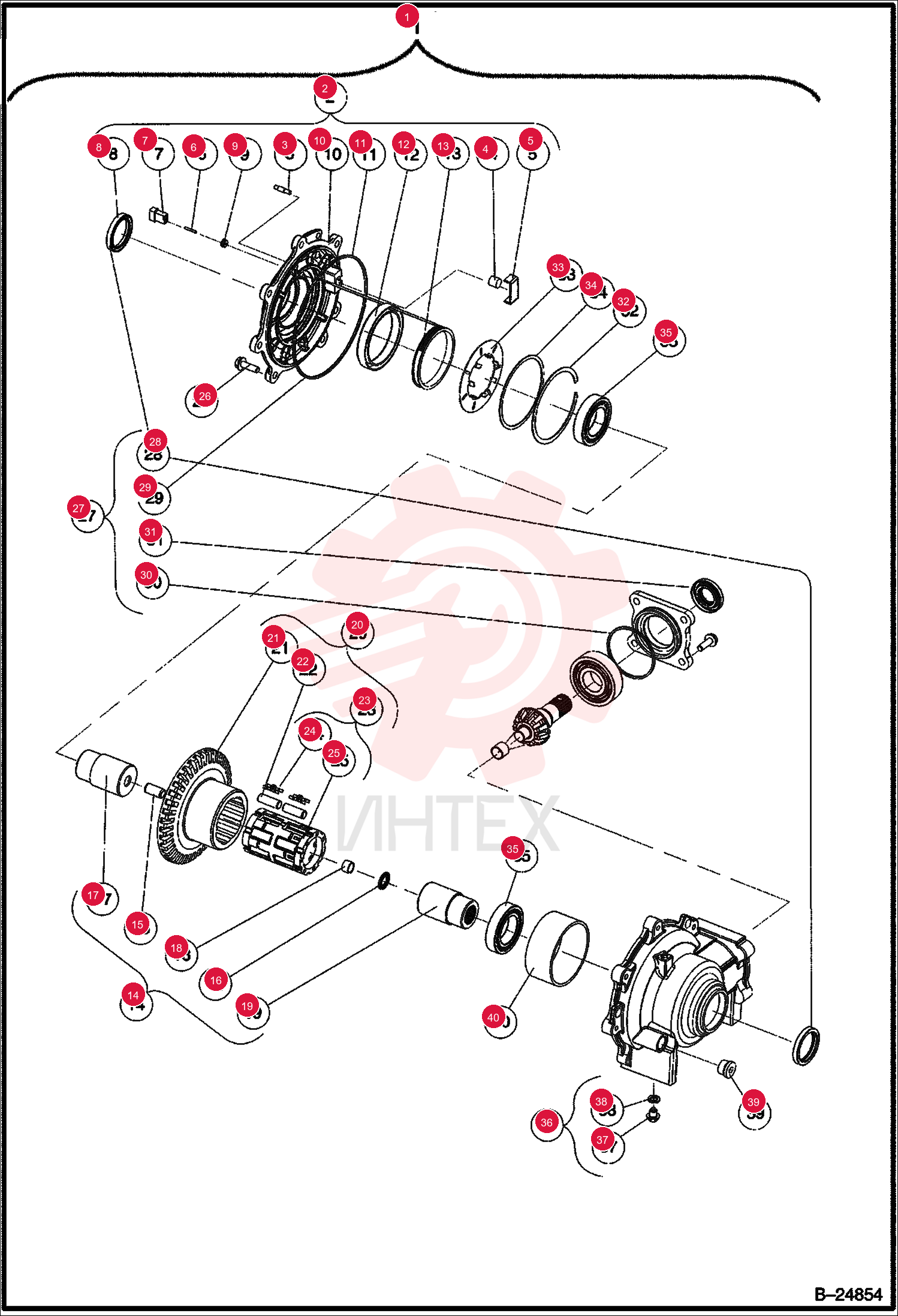 DIFFERENTIAL, FRONT 102371801CC (1)