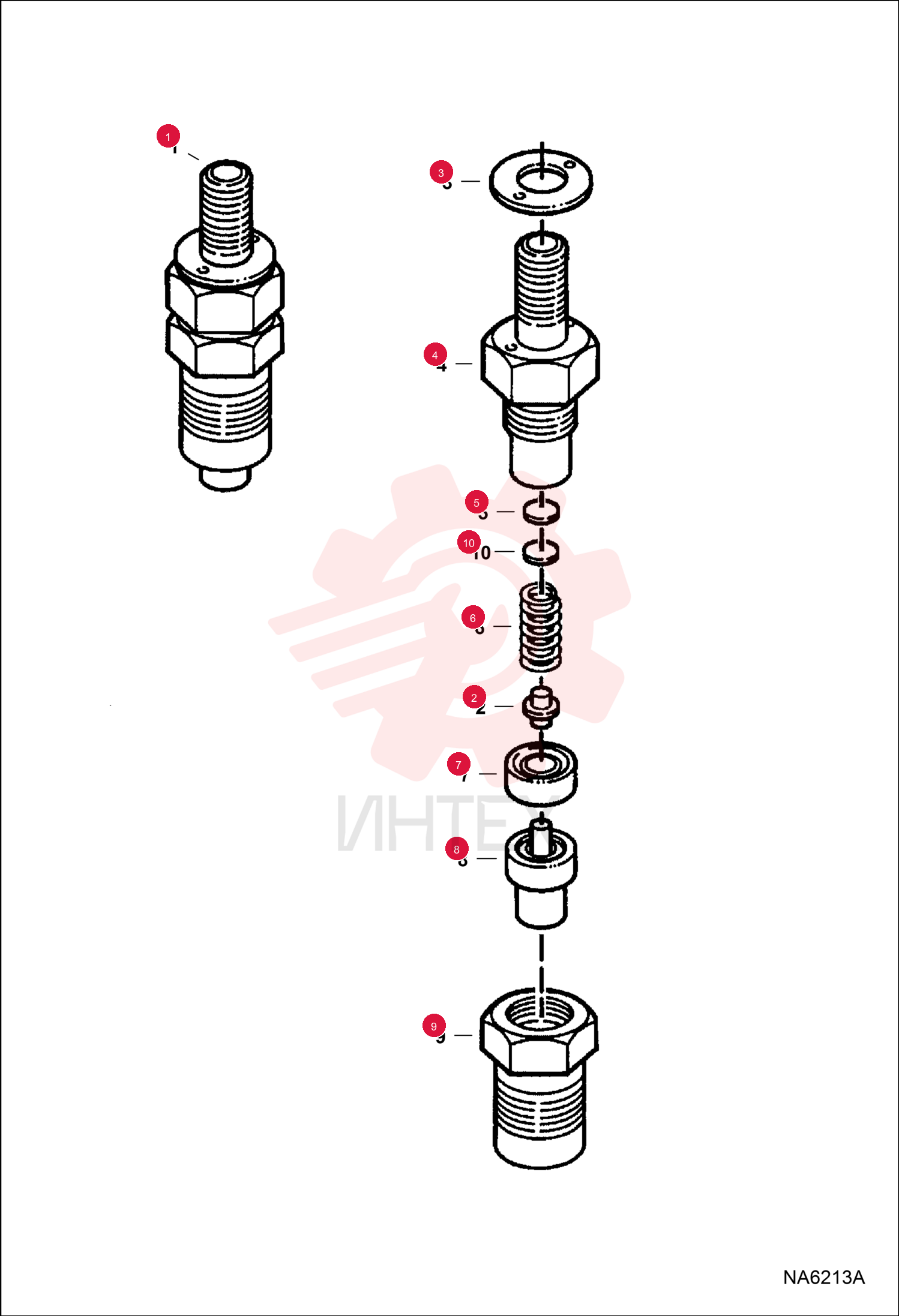HOLDER, NOZZLE 7012004