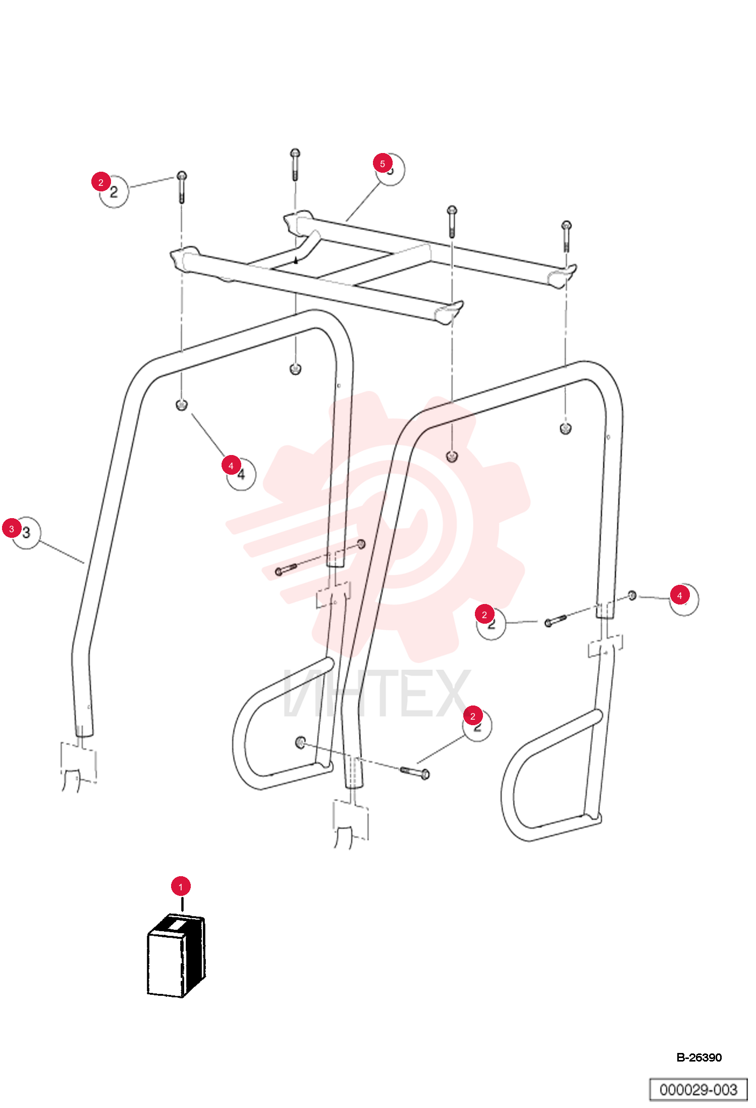 KIT, ROPS 103511201CC (1)