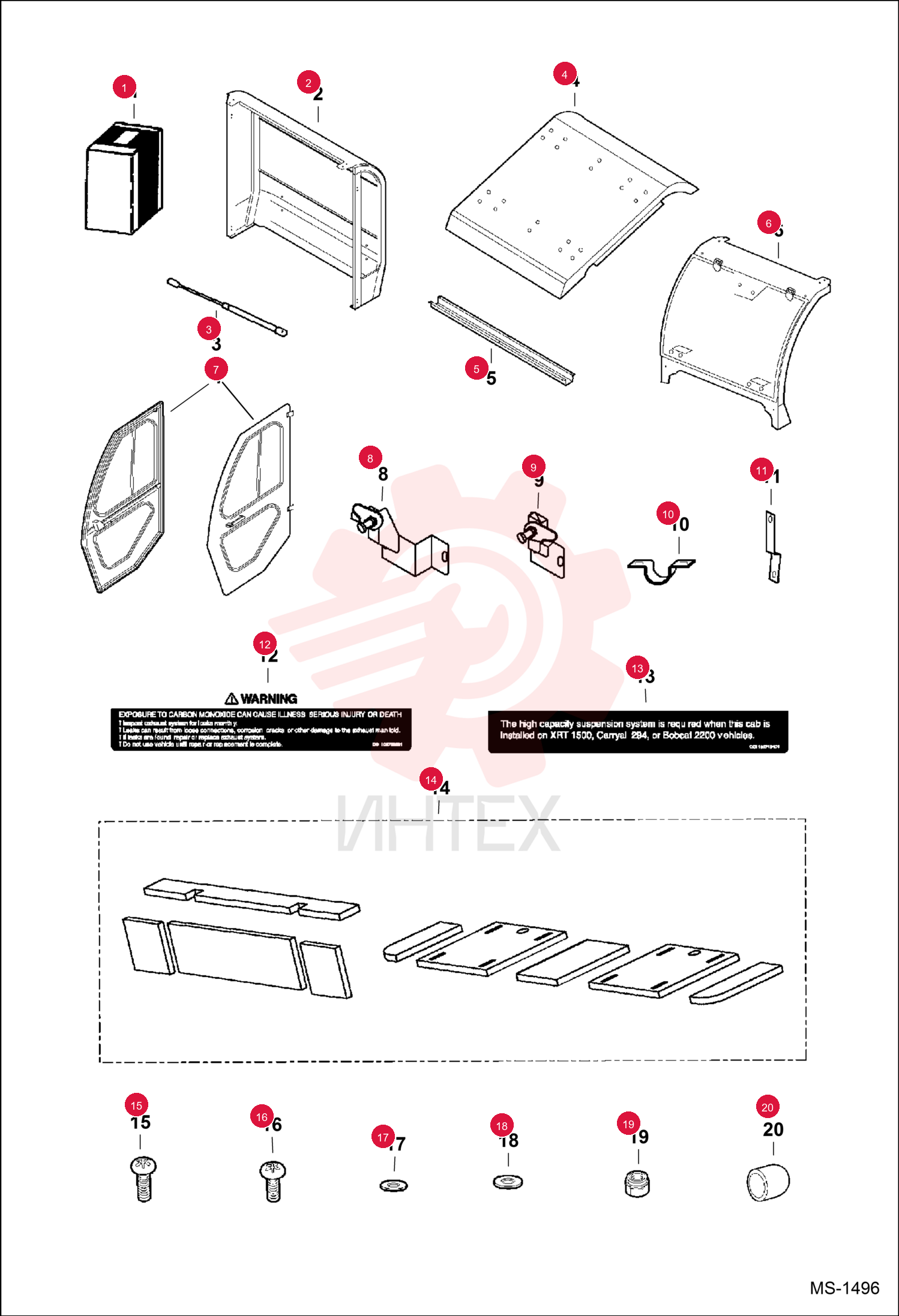 MODULAR CAB REAR SECTION 102485401CC