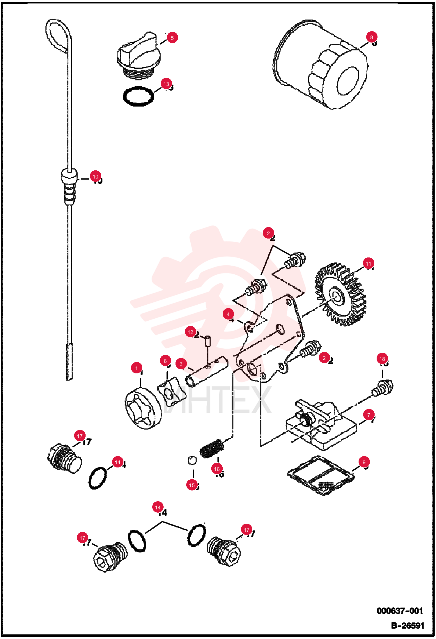 OIL PUMP AND ROTOR 101648203CC (1)