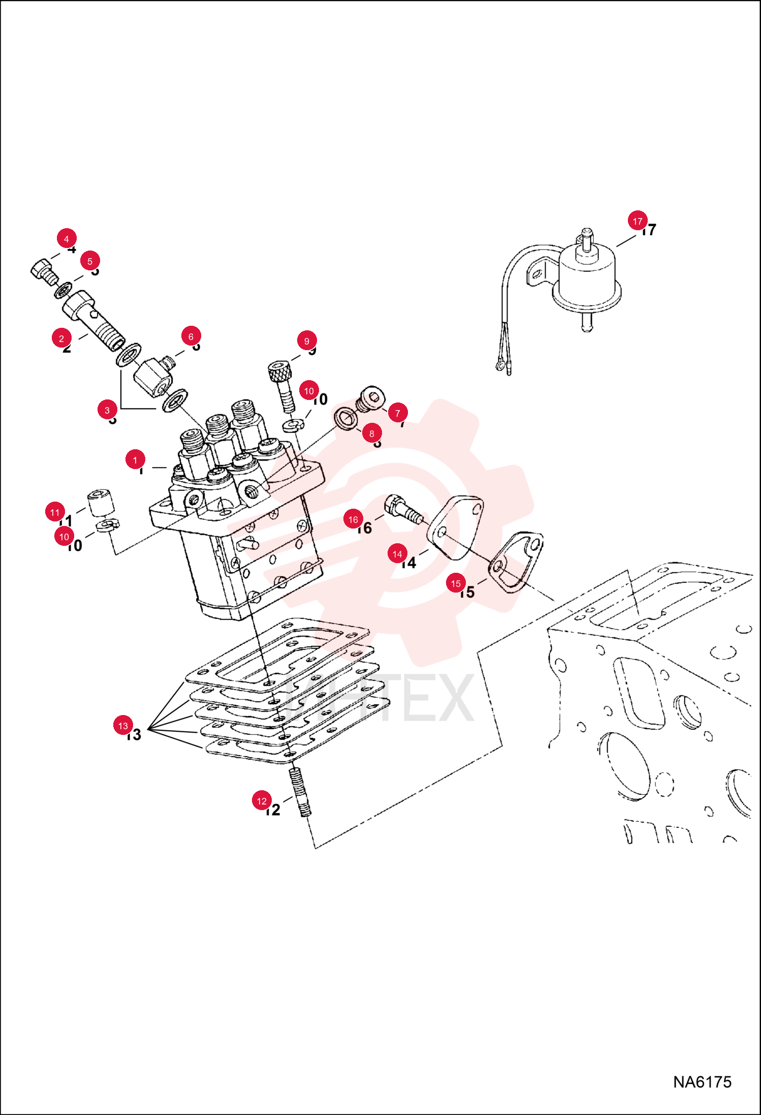 PUMP, FUEL INJ 7022742 (1)