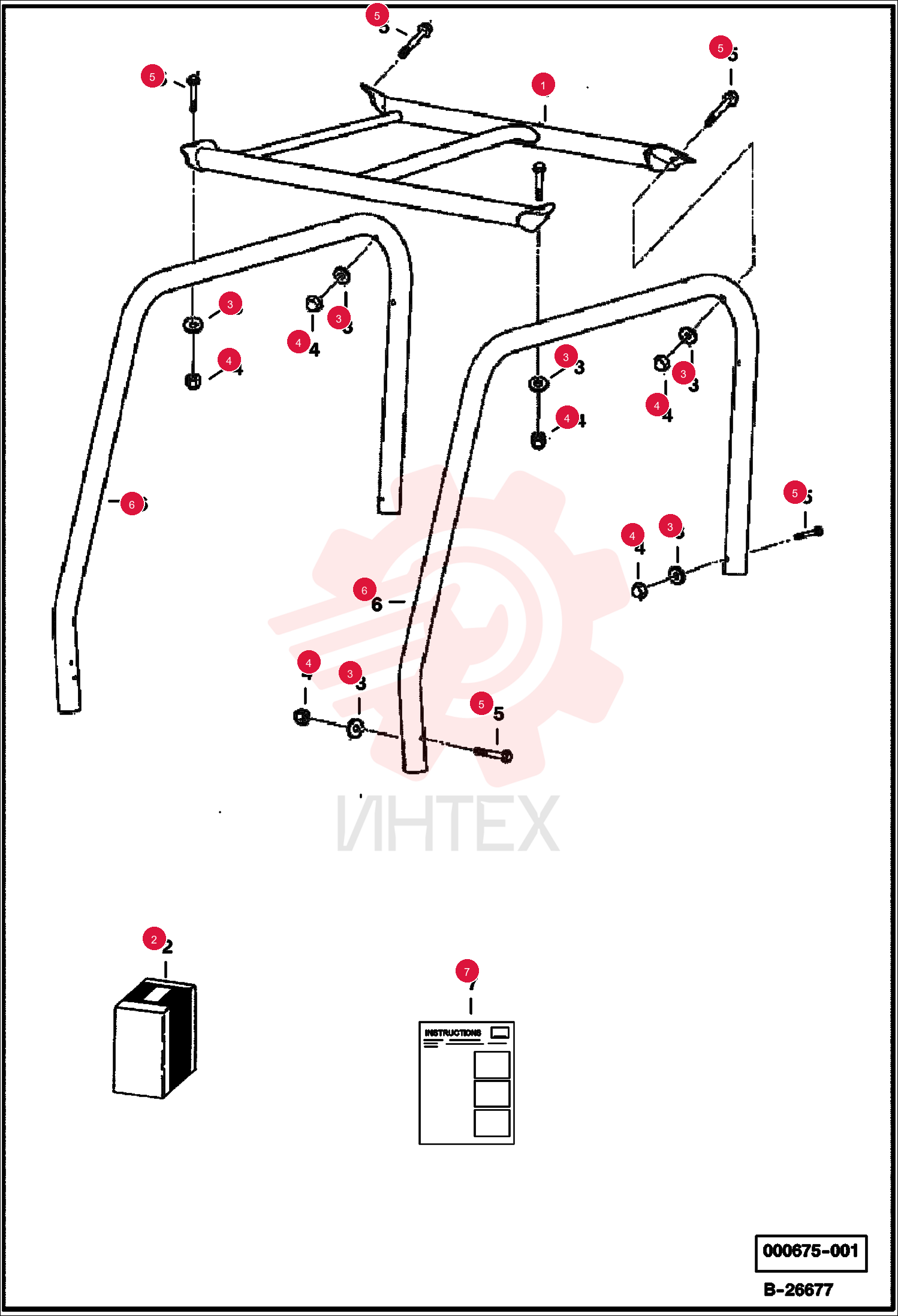 ROPS ASSEMBLY 103172801CC