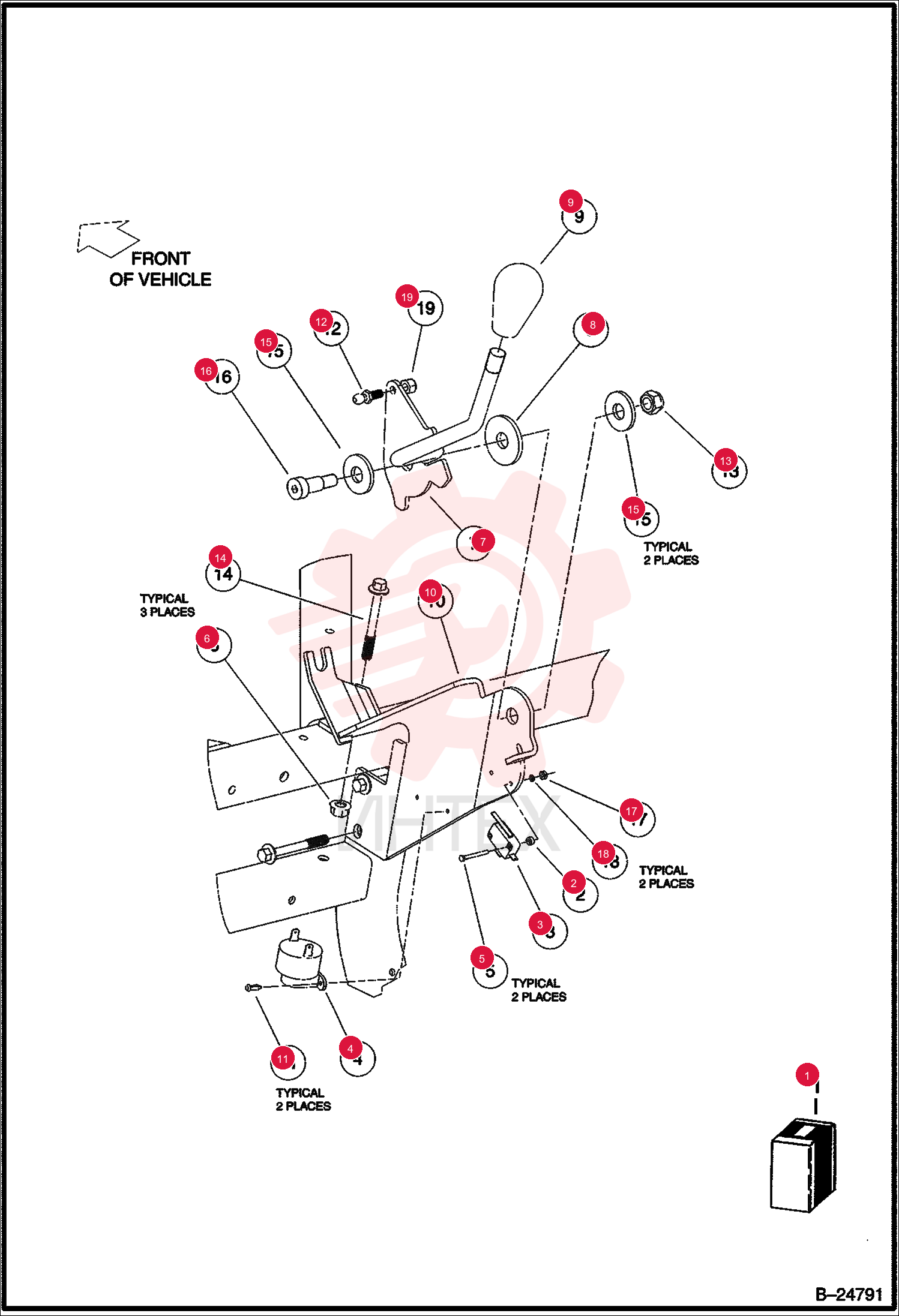 SHIFTER ASSEMBLY 102868201CC (5)