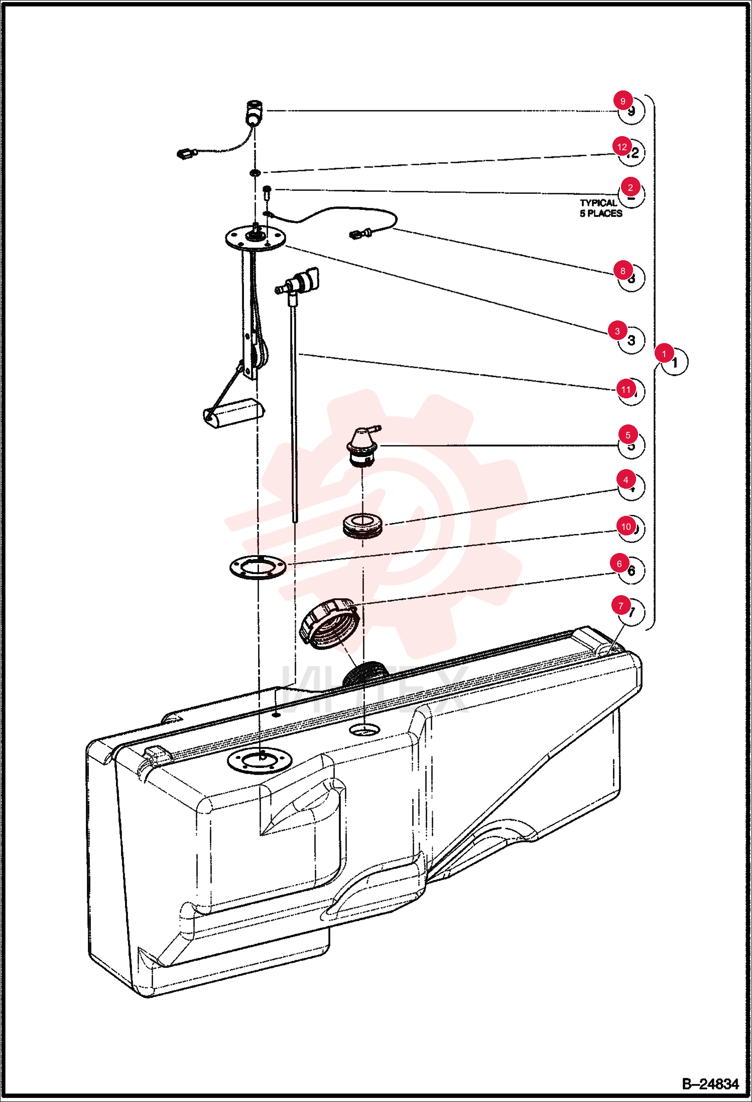 TANK, FUEL 103963701CC (1)