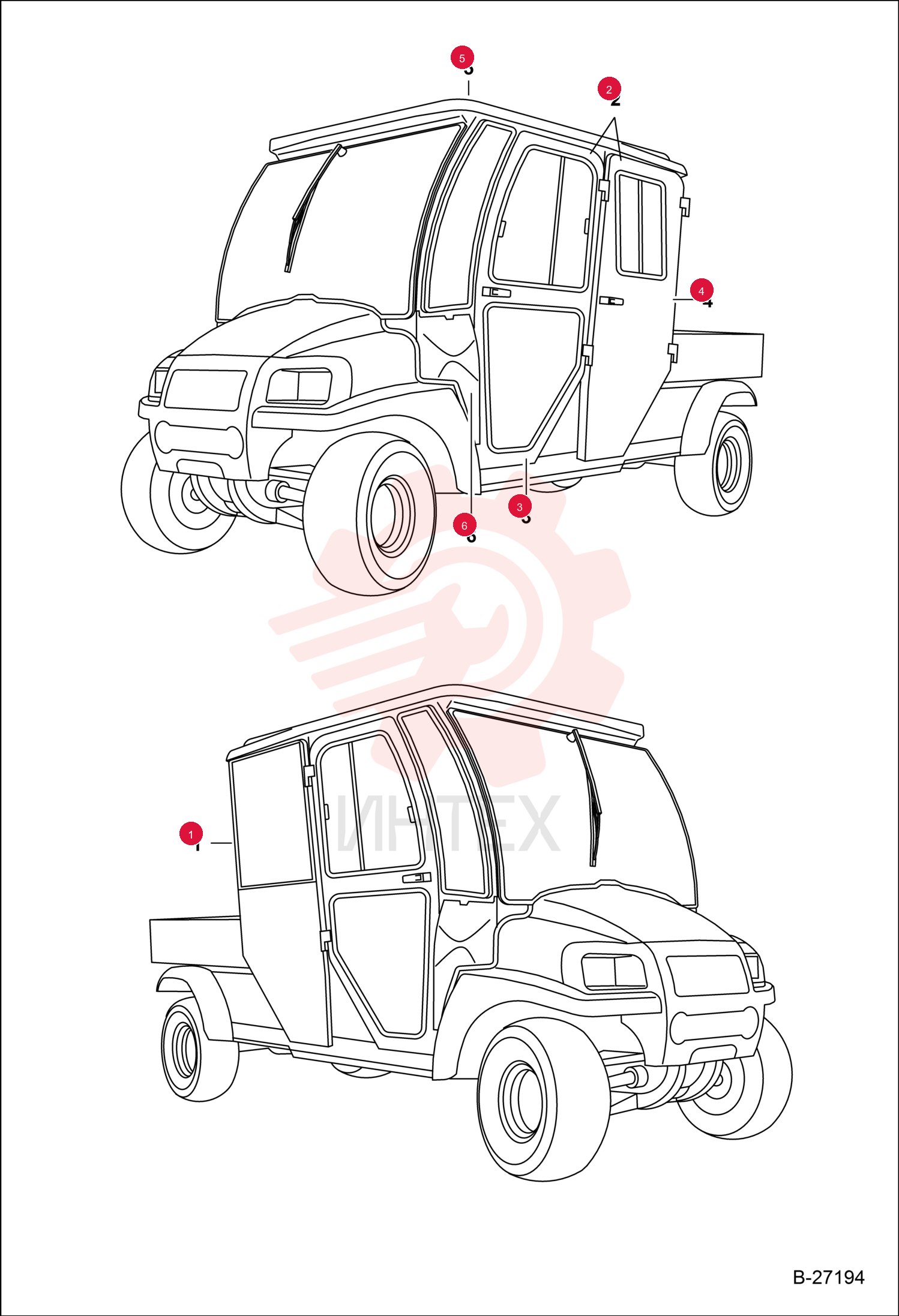 KIT, DOOR SOFT REAR SVP484502