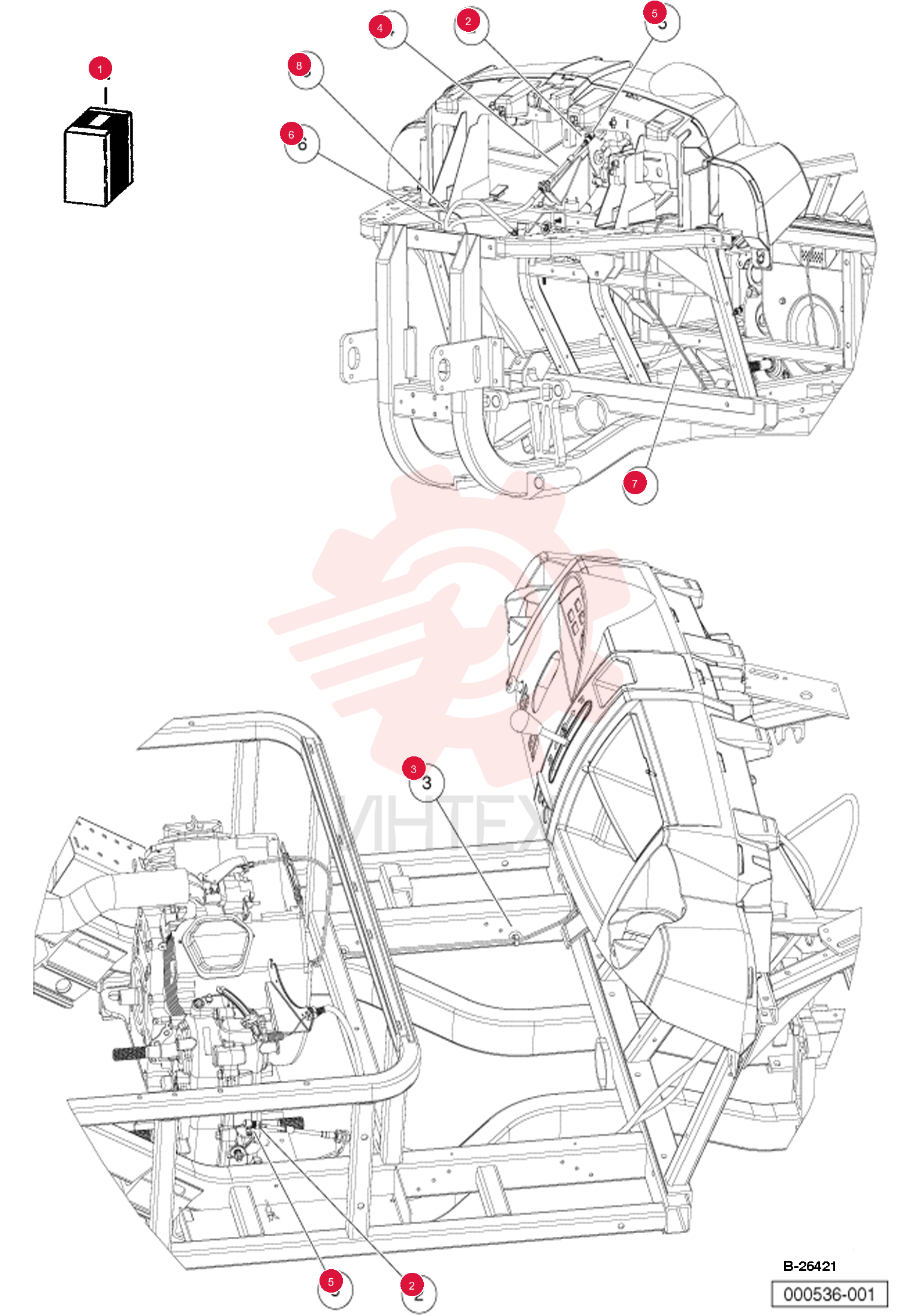 NUT, 1/4-28 HEX JAM 1011084CC (1)