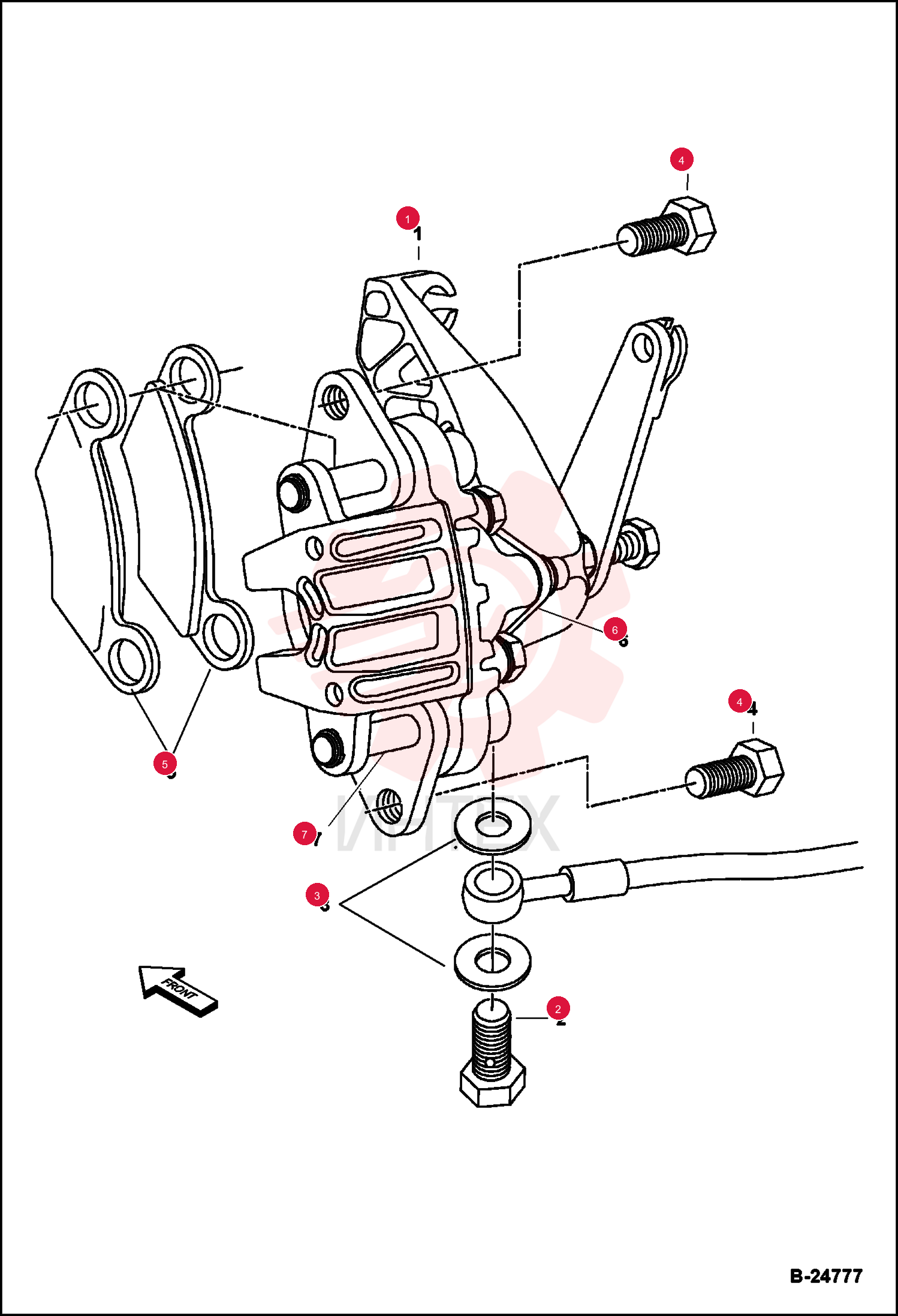 CALIPER BRAKE LH 102399201CC