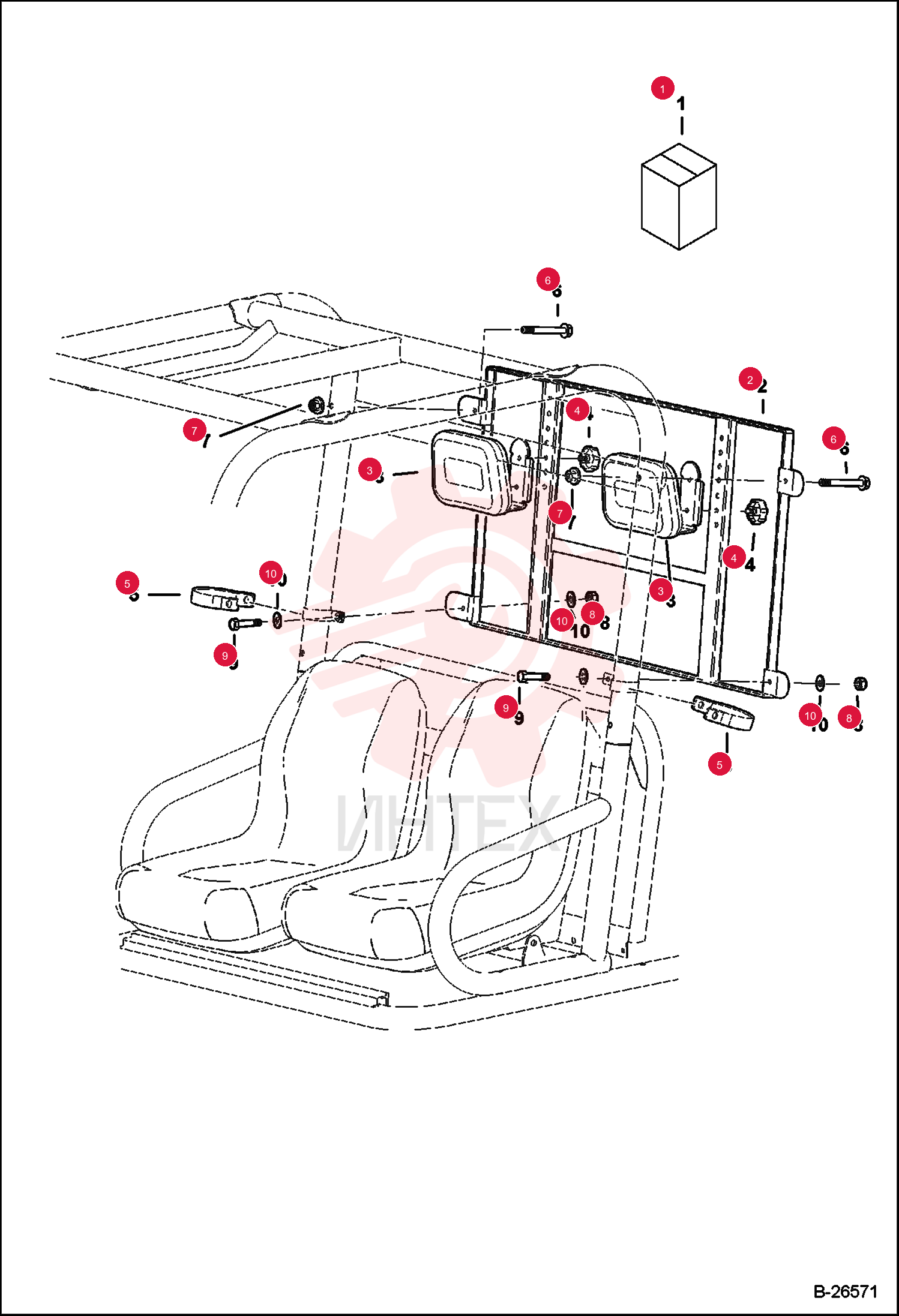 CARGO PROTECTION CAGE (BLACK) 103175502CC