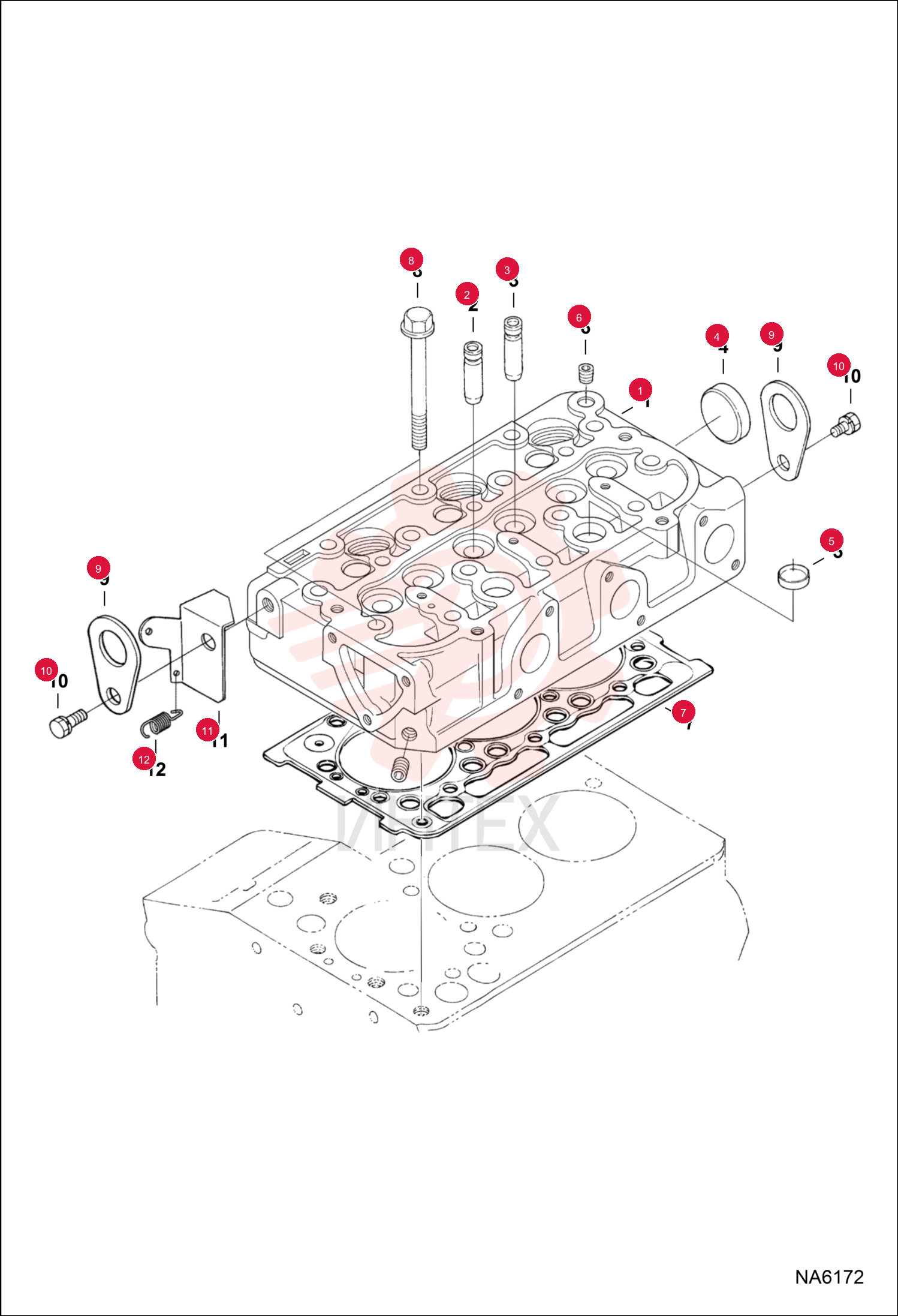 ГОЛОВКА БЛОКА ЦИЛИНДРОВ 6688058
