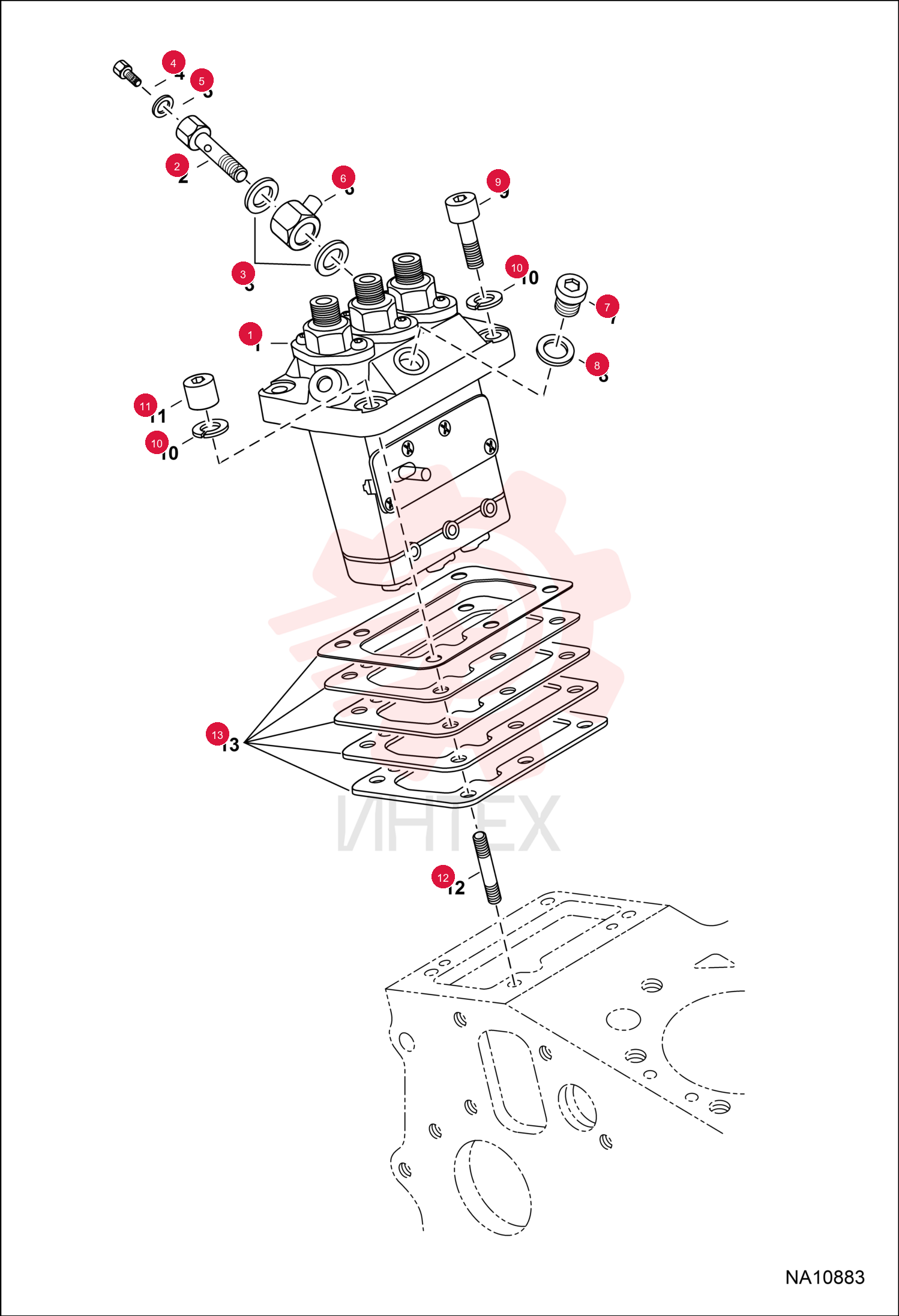 PUMP, FUEL INJ 7022742 (2)