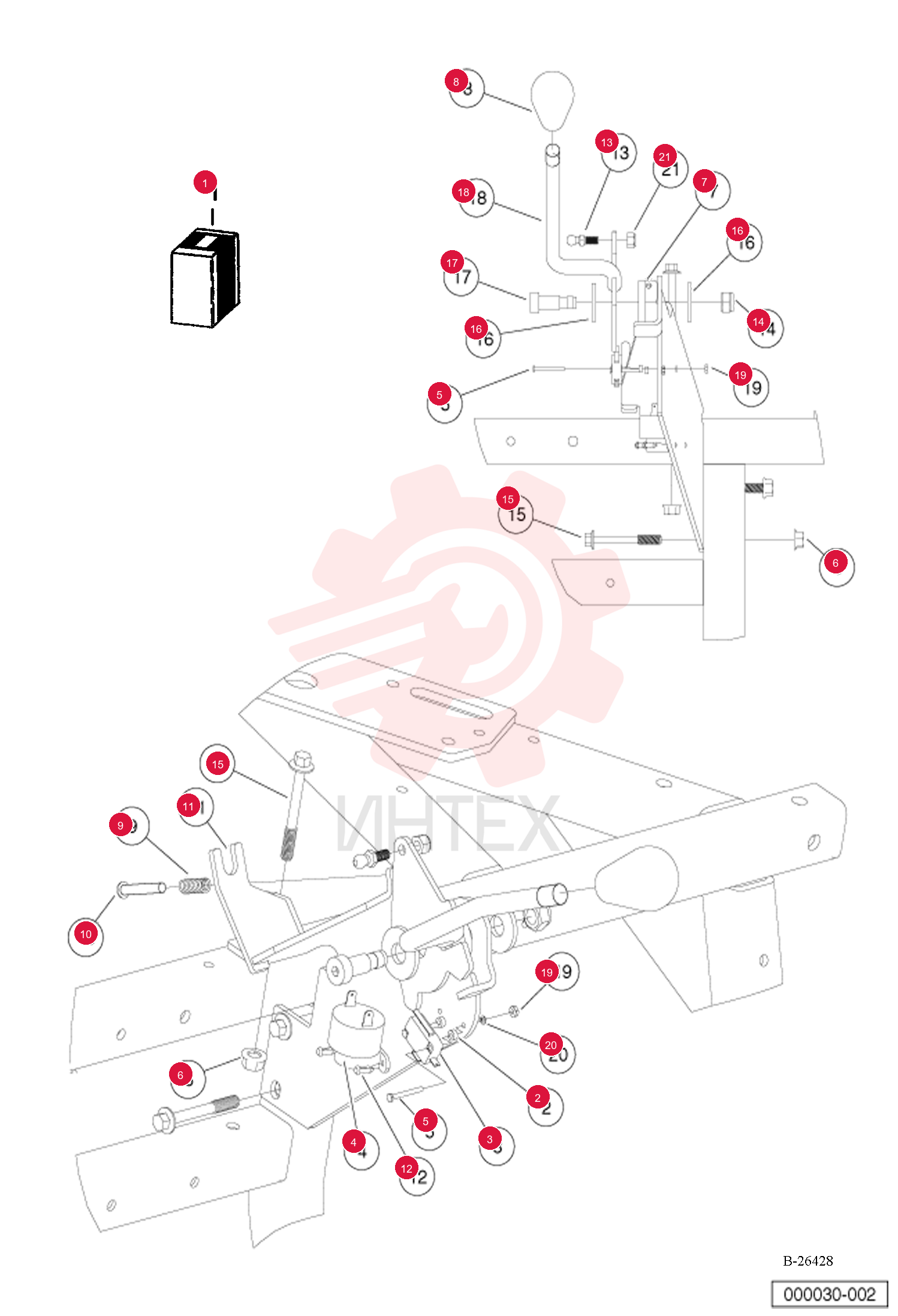 SHIFTER ASSEMBLY 102868201CC