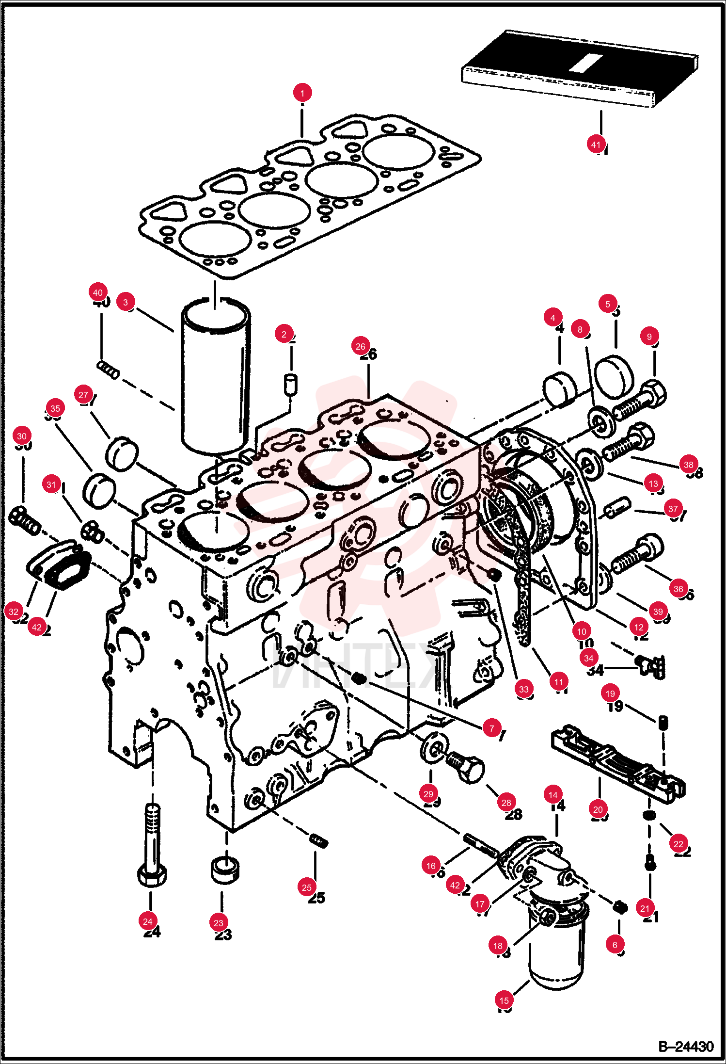 GASKET CYLINDER HEAD 6649423 (1)