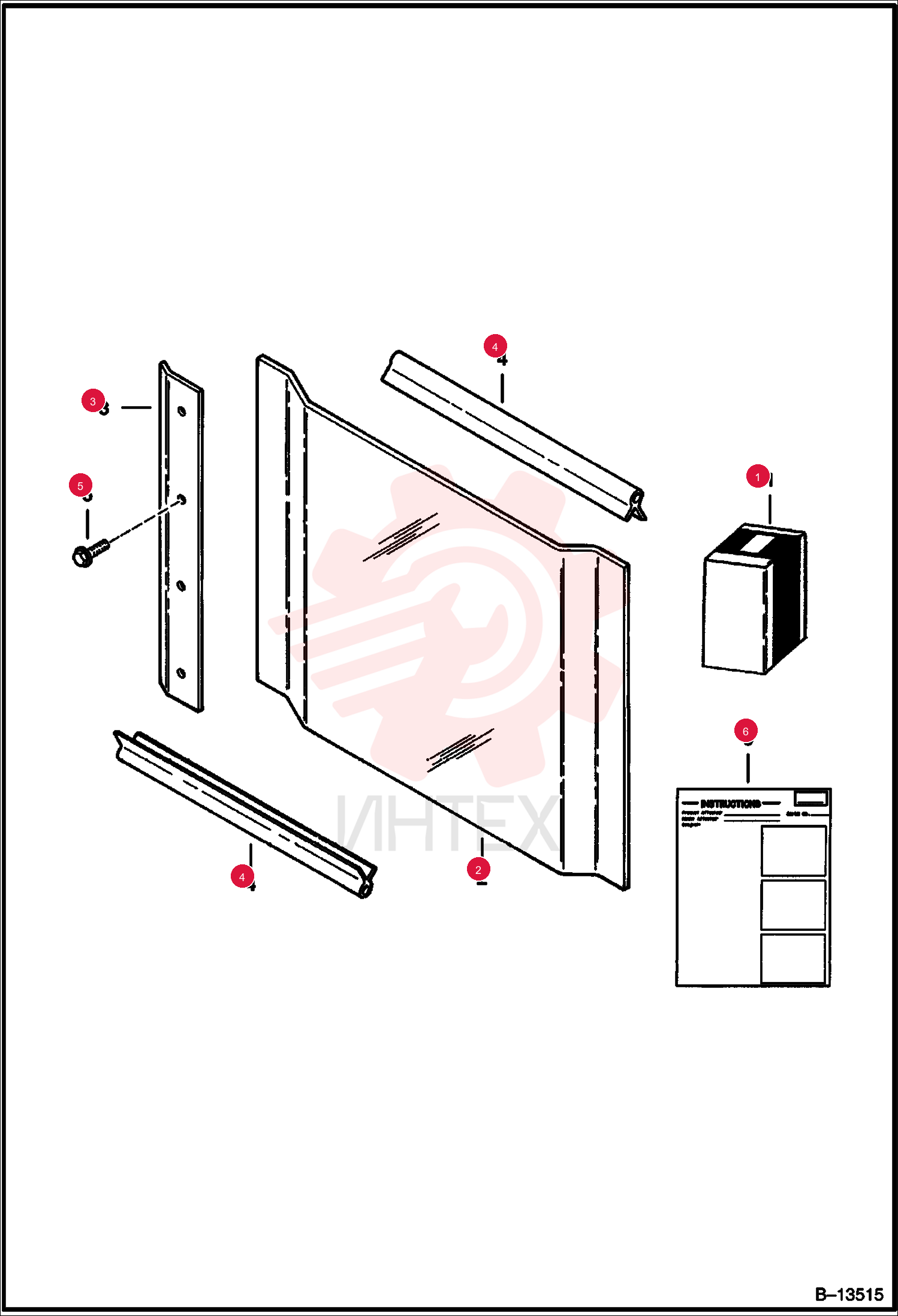 KIT, WINDSHIELD 6538502